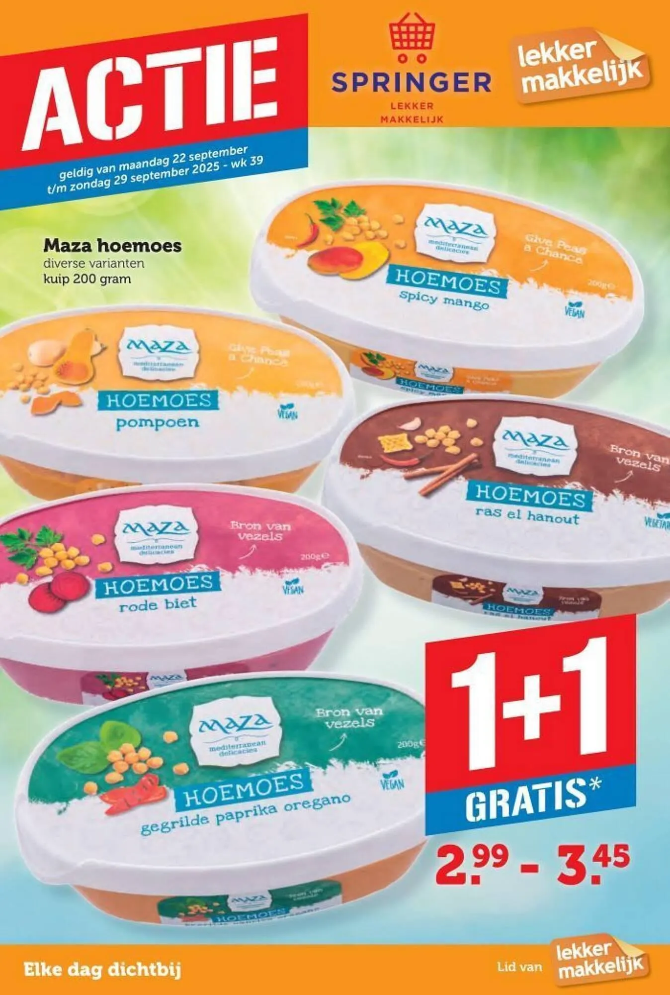 Lekker Makkelijk folder van 22 september tot 28 september 2025 - Folder pagina 1