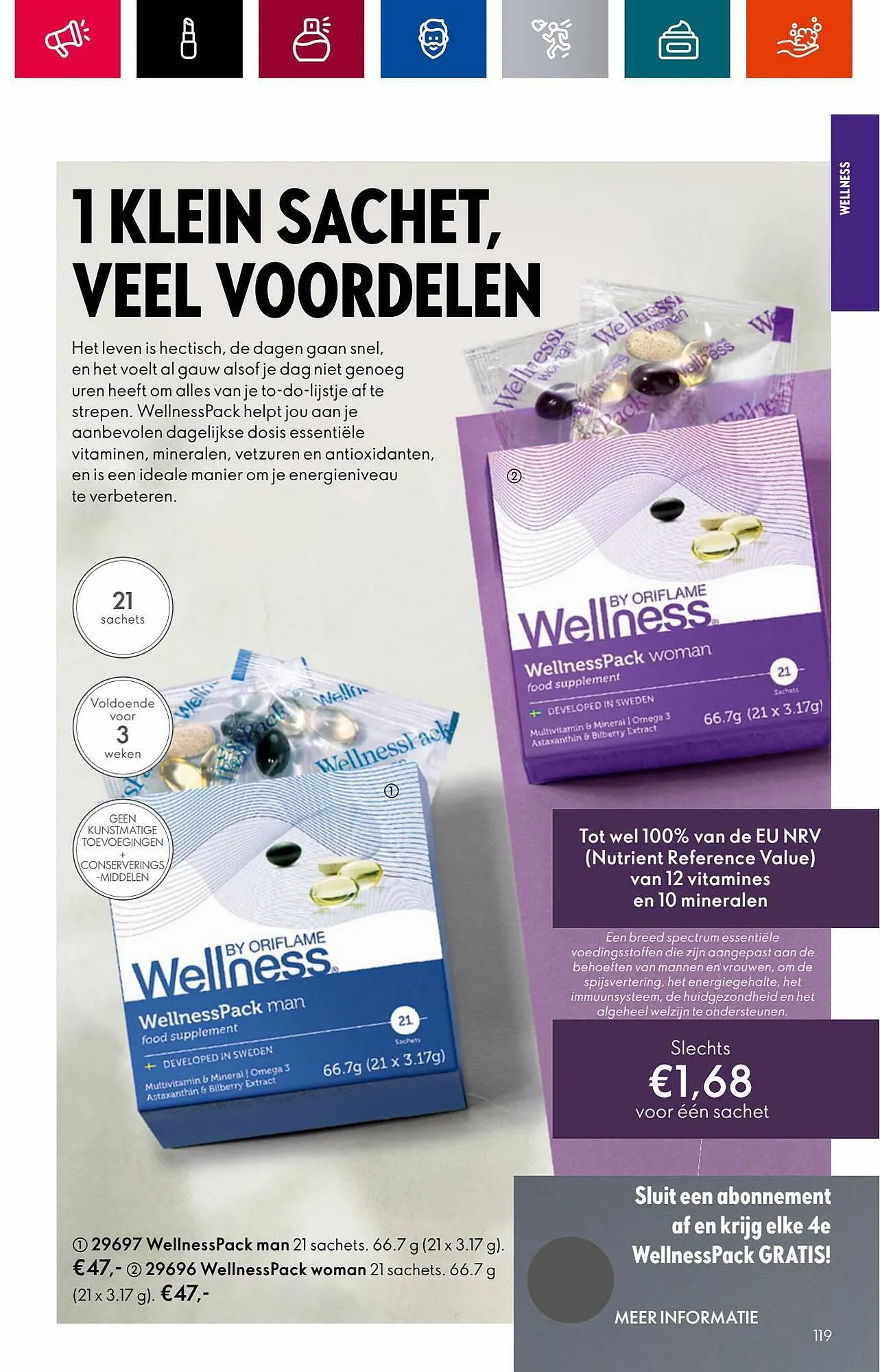 Oriflame folder van 1 augustus tot 22 augustus 2023 - Folder pagina 121
