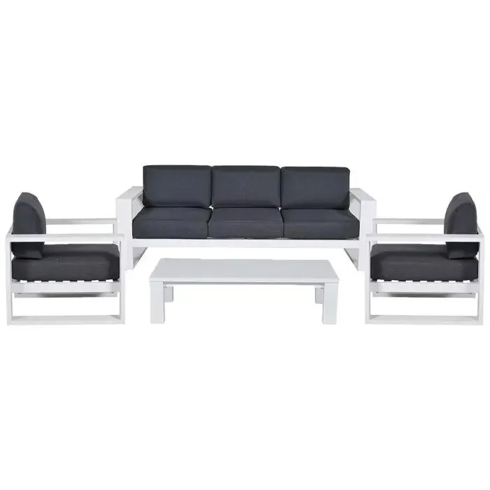 Plaza loungeset 4-delig - wit