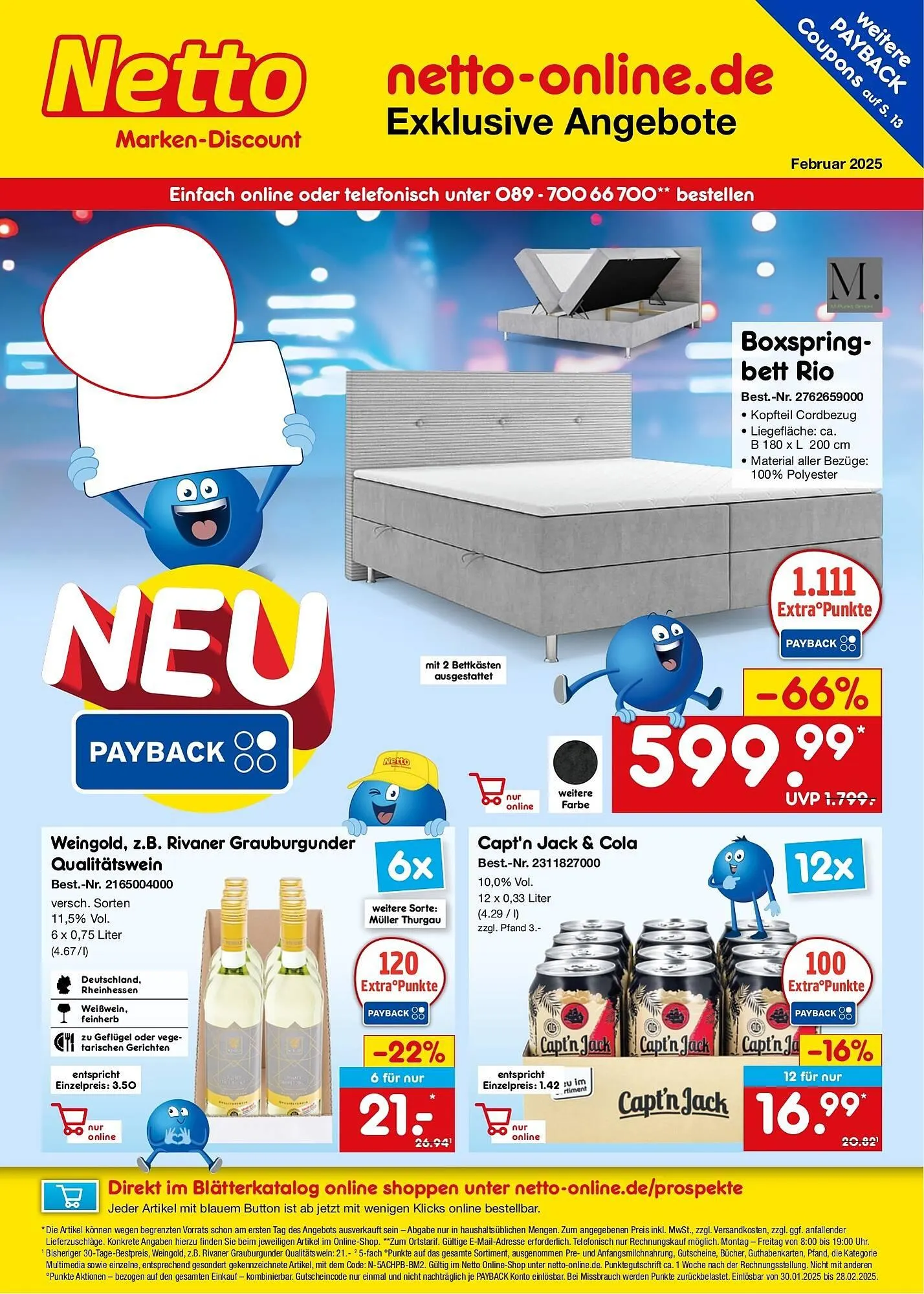 Netto Marken-Discount DE folder van 1 februari tot 28 februari 2025 - Folder pagina 1