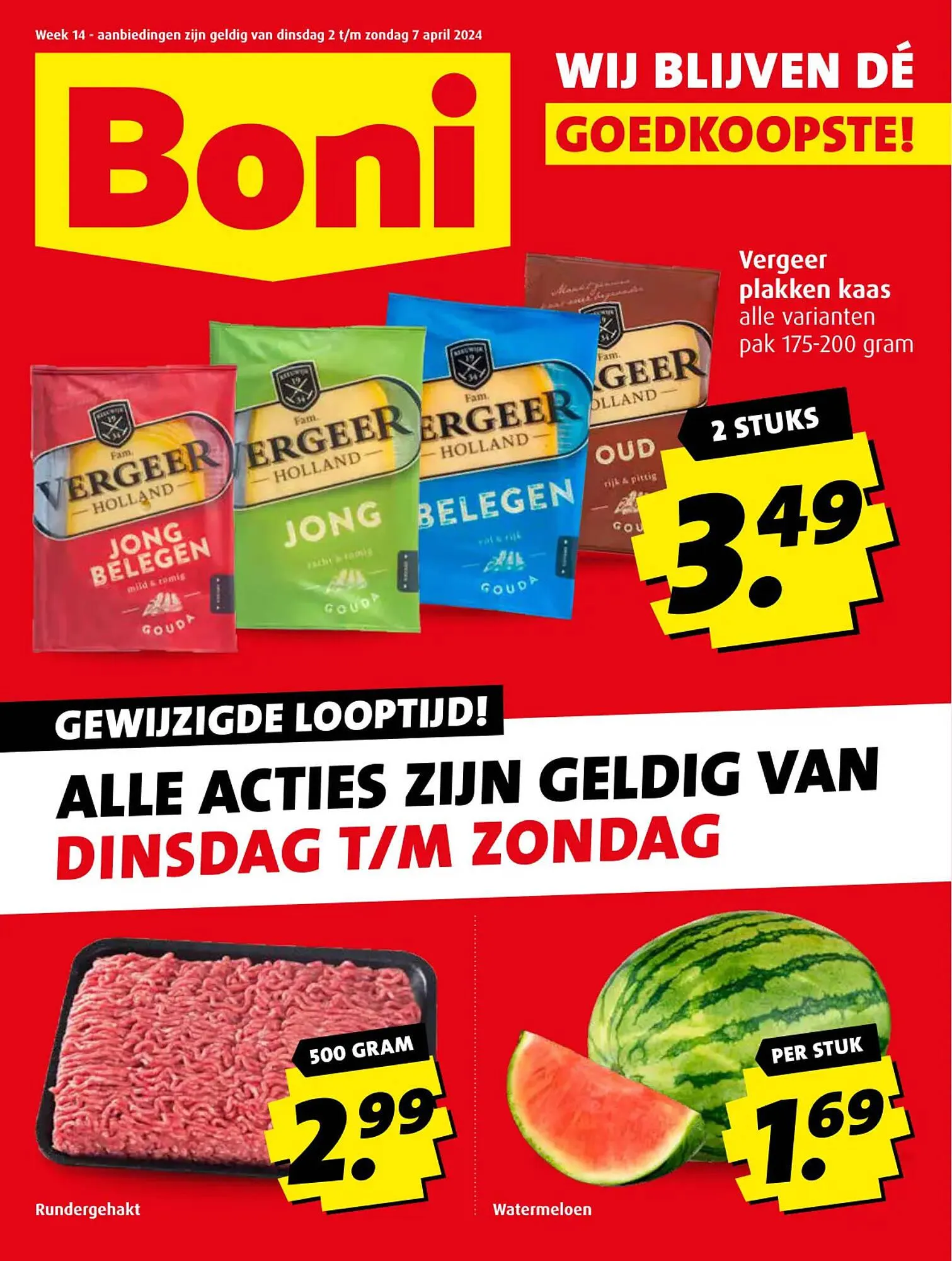 Boni folder van 2 april tot 7 april 2024 - Folder pagina 1