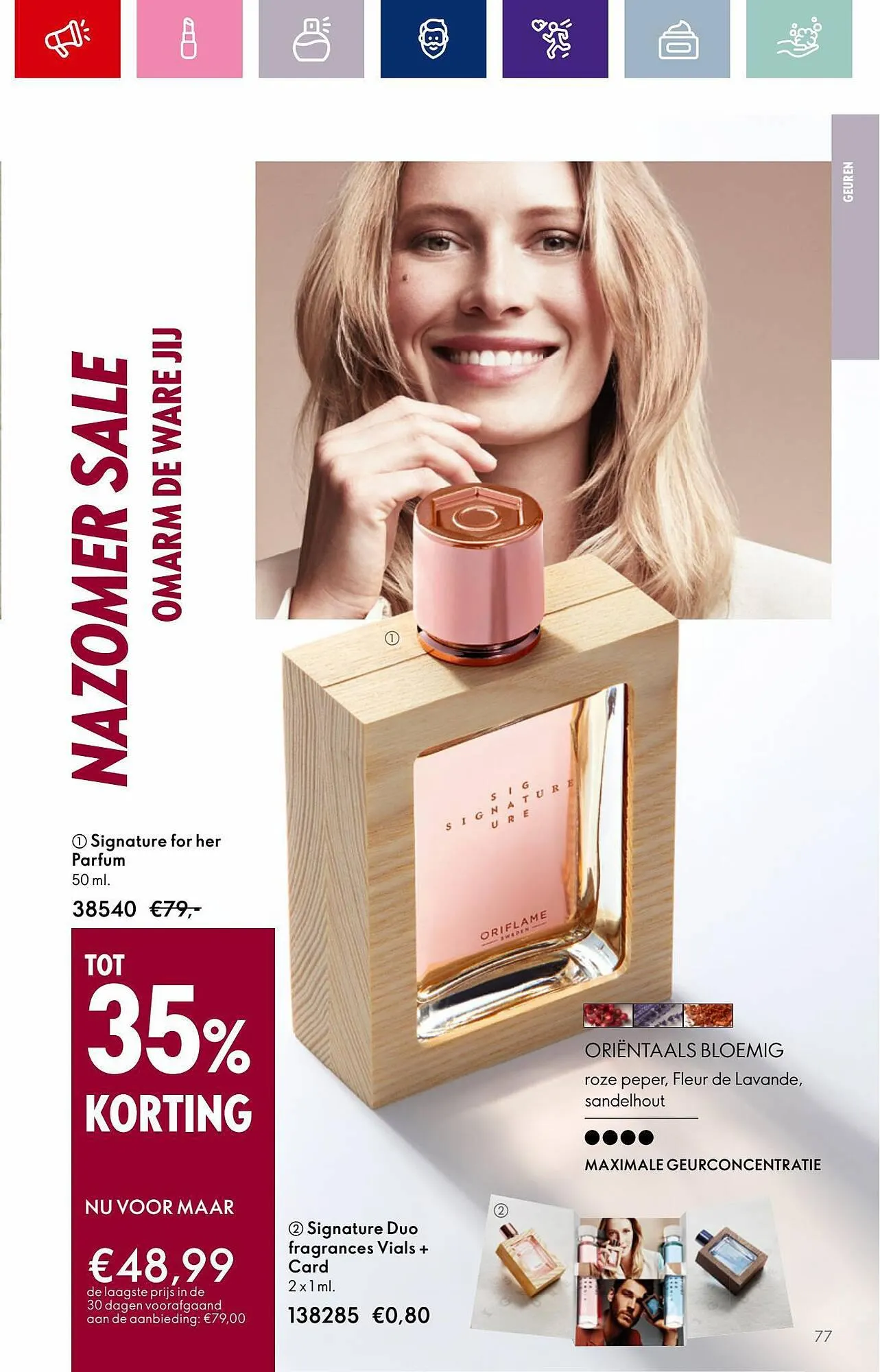 Oriflame folder van 12 september tot 3 oktober 2023 - Folder pagina 77