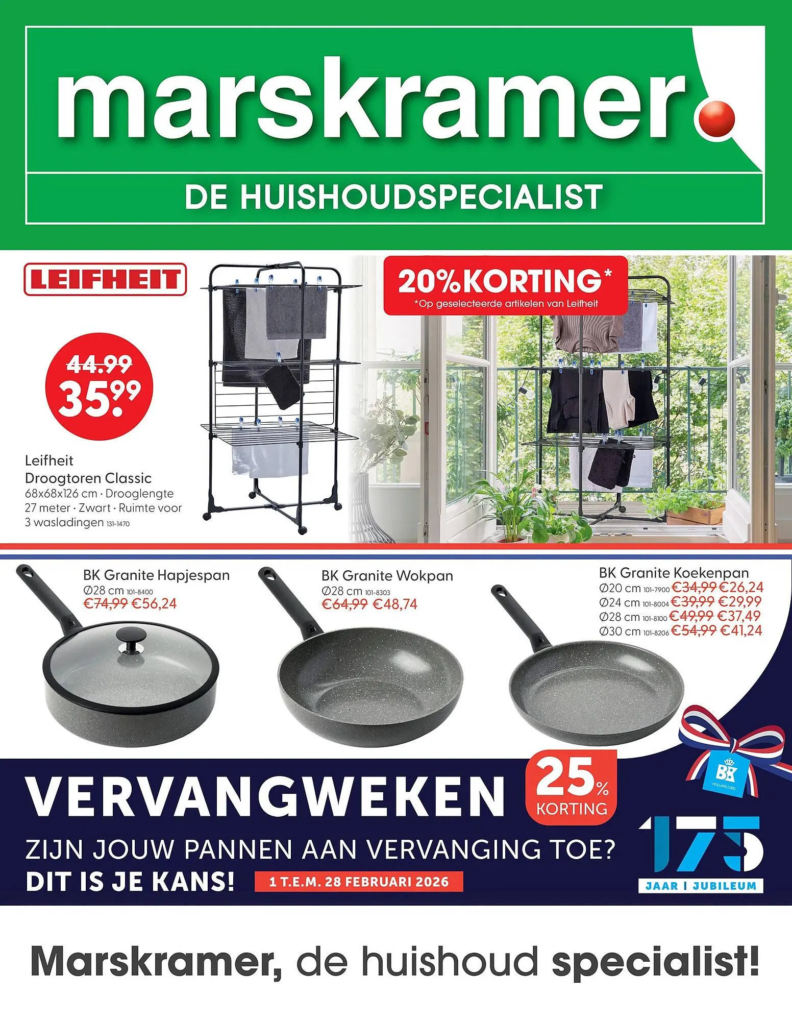 Marskramer folder van 21 februari tot 9 maart 2026 - Folder pagina 1