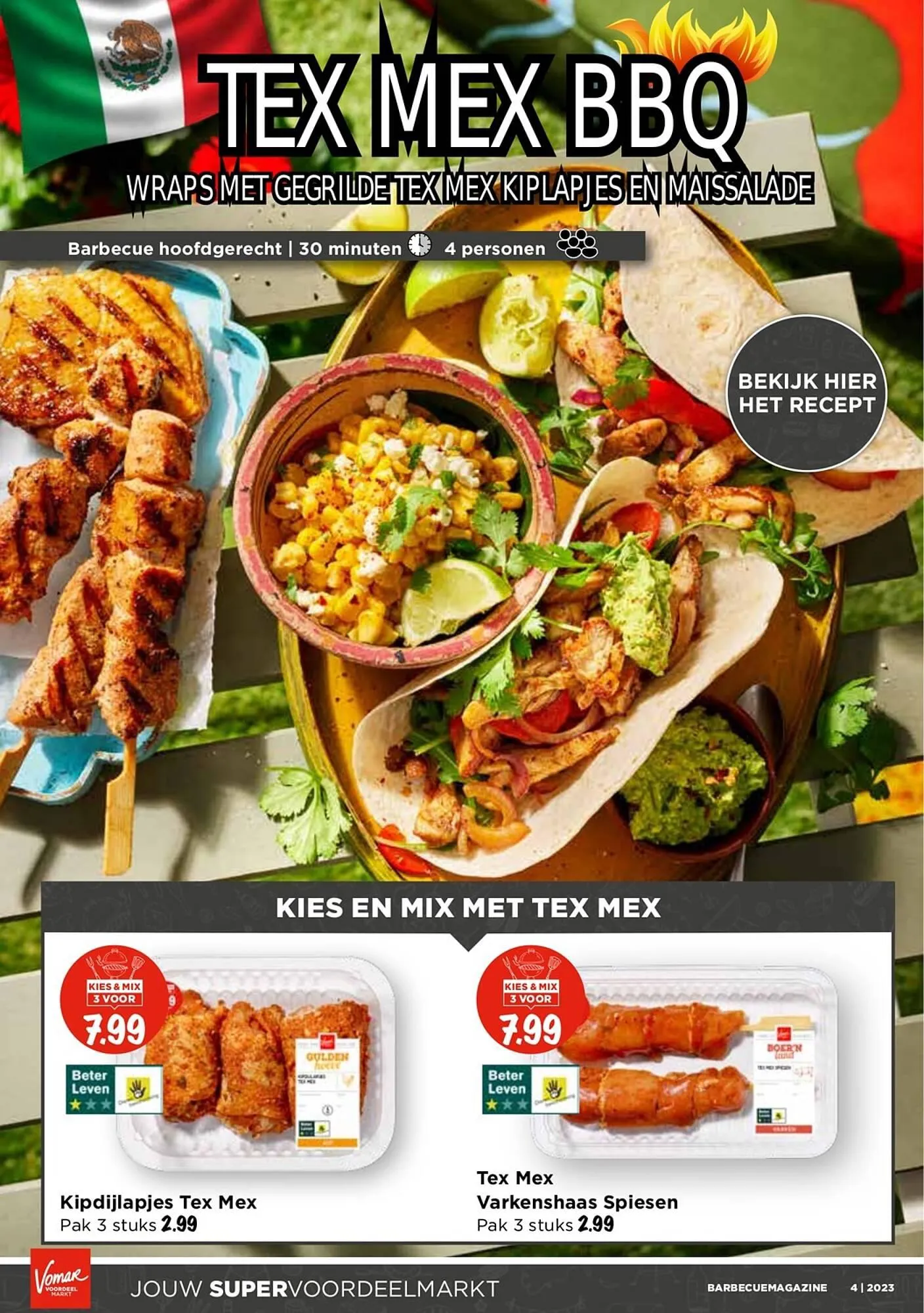 Vomar BBQ folder van 27 april tot 16 september 2023 - Folder pagina 4