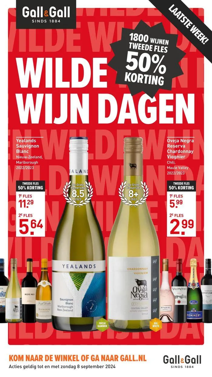 Gall & Gall folder actie van 2 september tot 16 september 2024 - Folder pagina 1