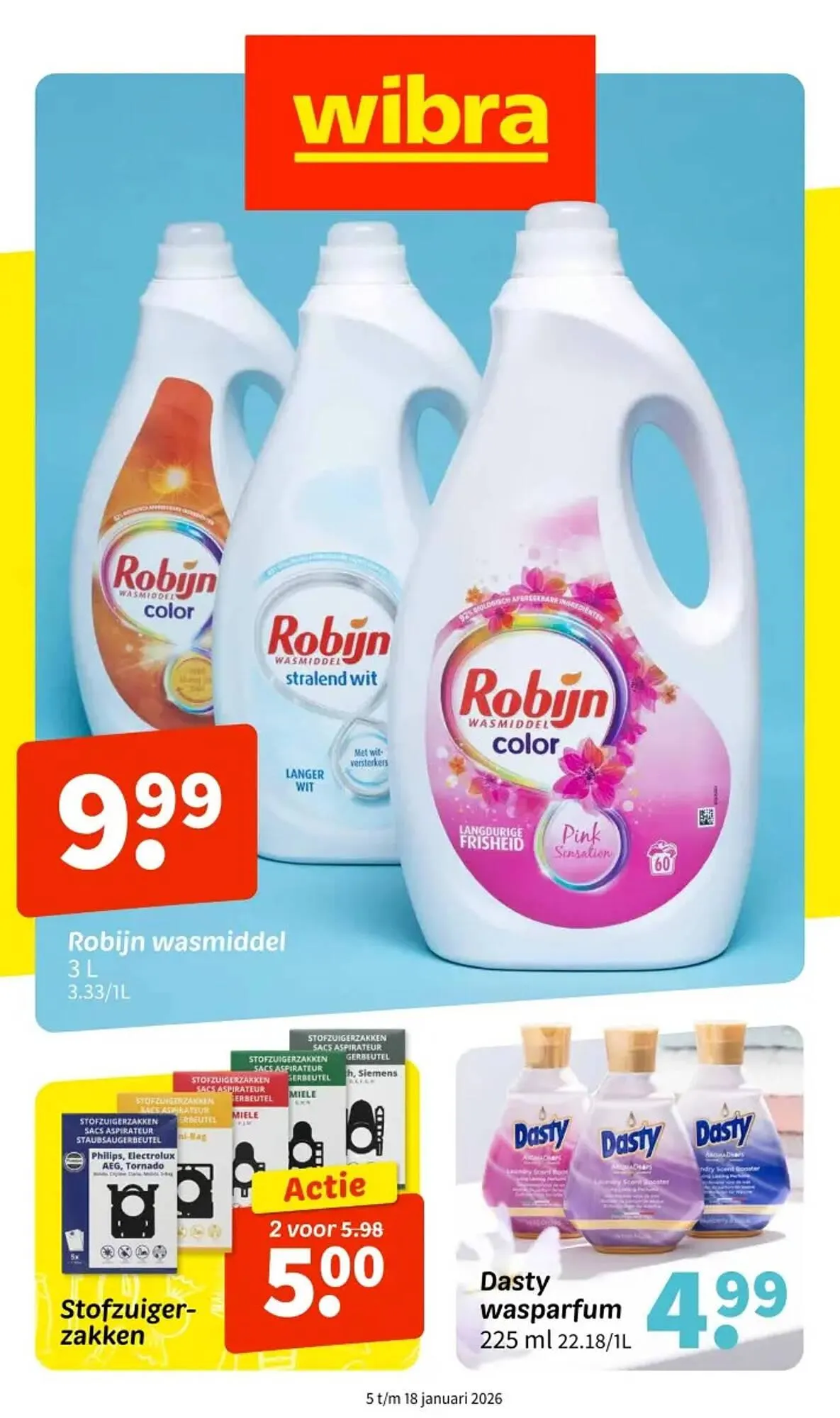 Wibra folder van 5 januari tot 18 januari 2026 - Folder pagina 1