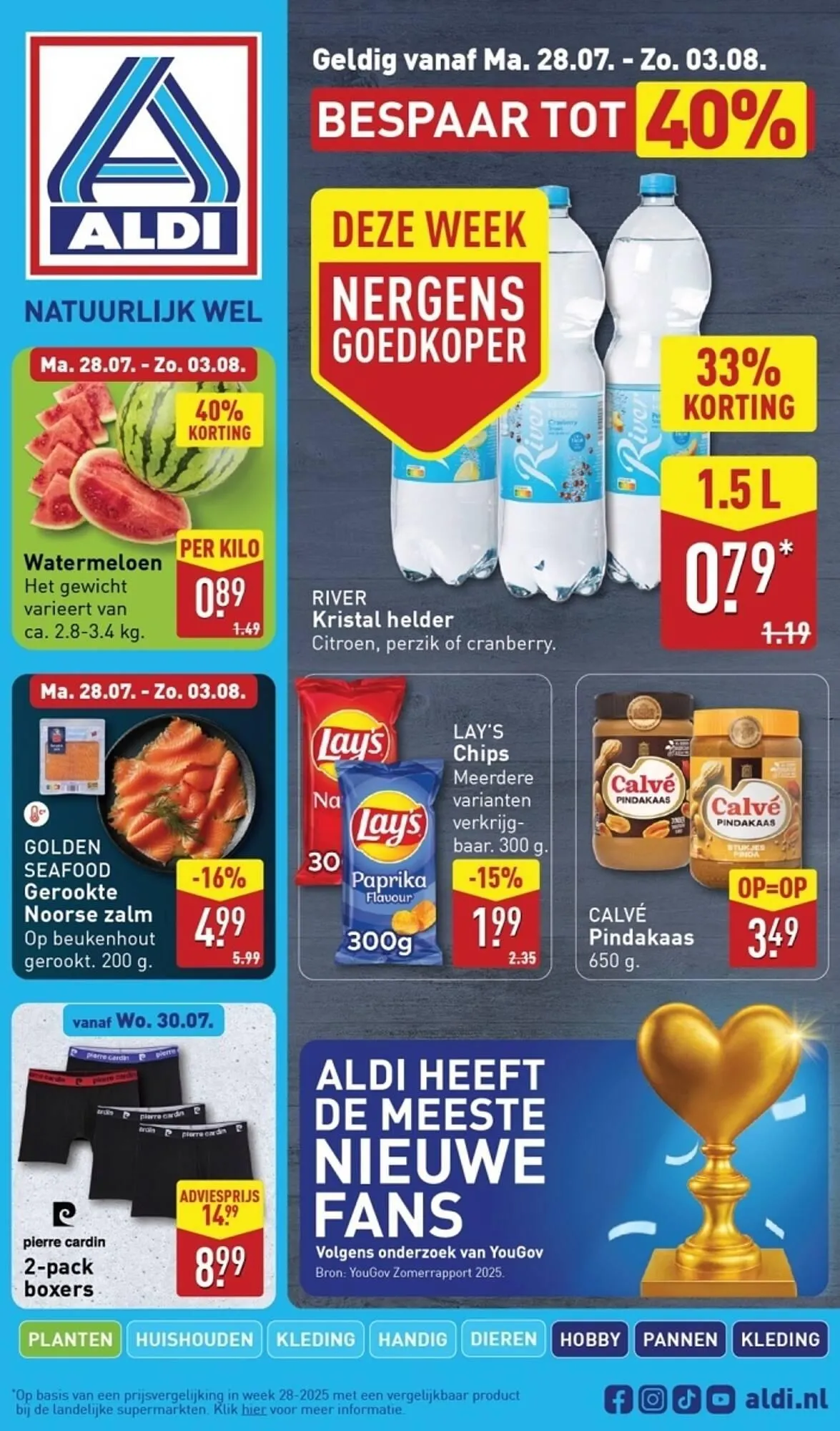 ALDI folder van 28 juli tot 3 augustus 2025 - Folder pagina 1