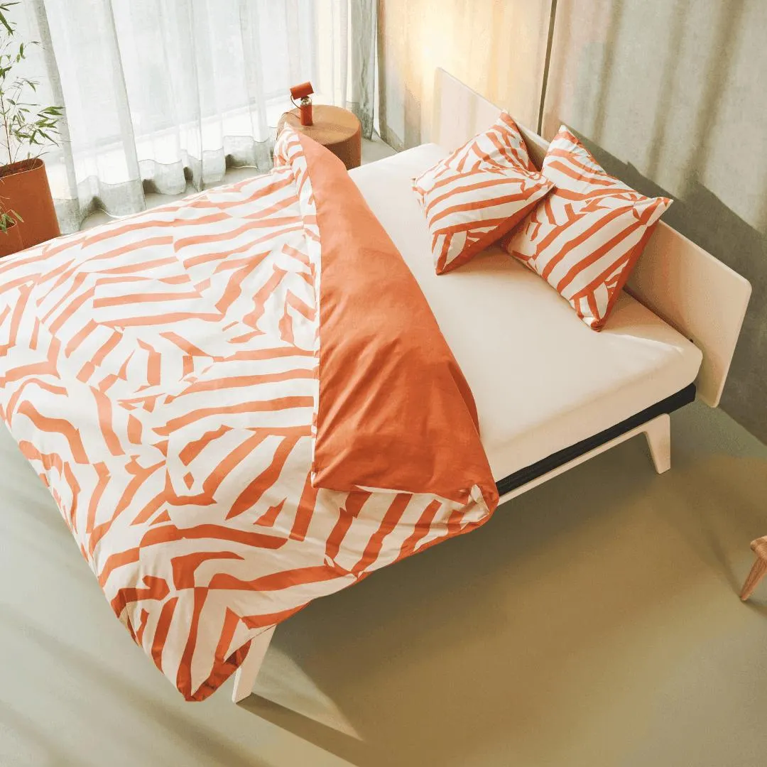 Original Sand beige met Straight hoofdbord