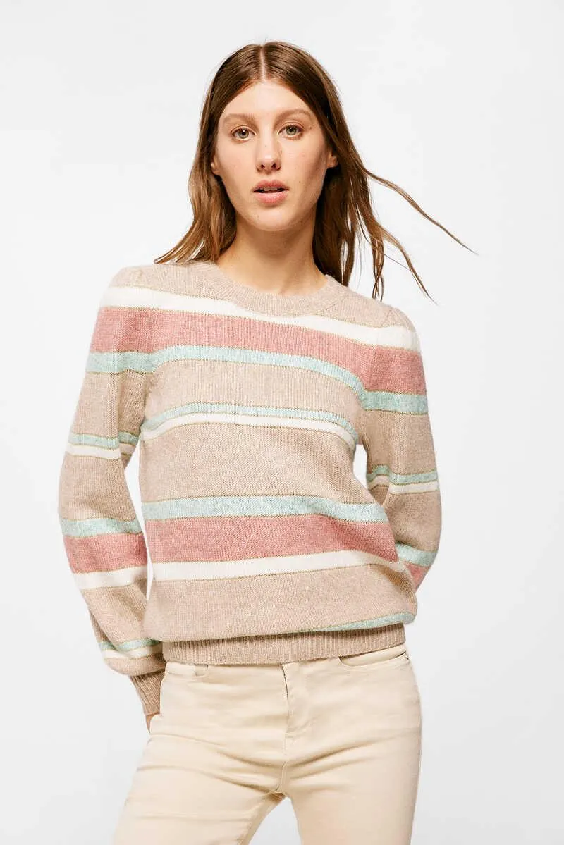 Jersey Rayas Lurex Lana