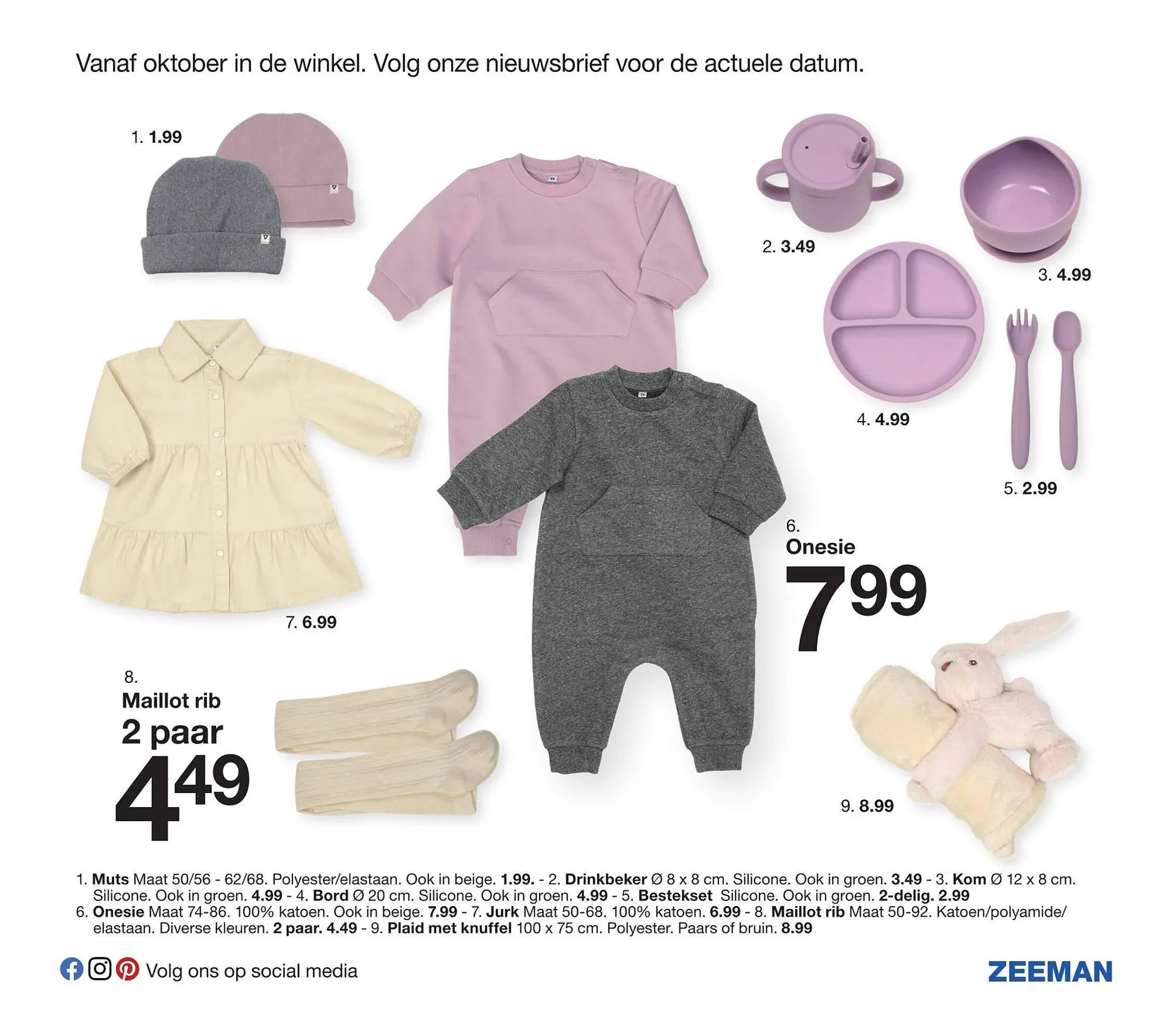 Zeeman baby folder van 29 juli tot 22 december 2024 - Folder pagina 13