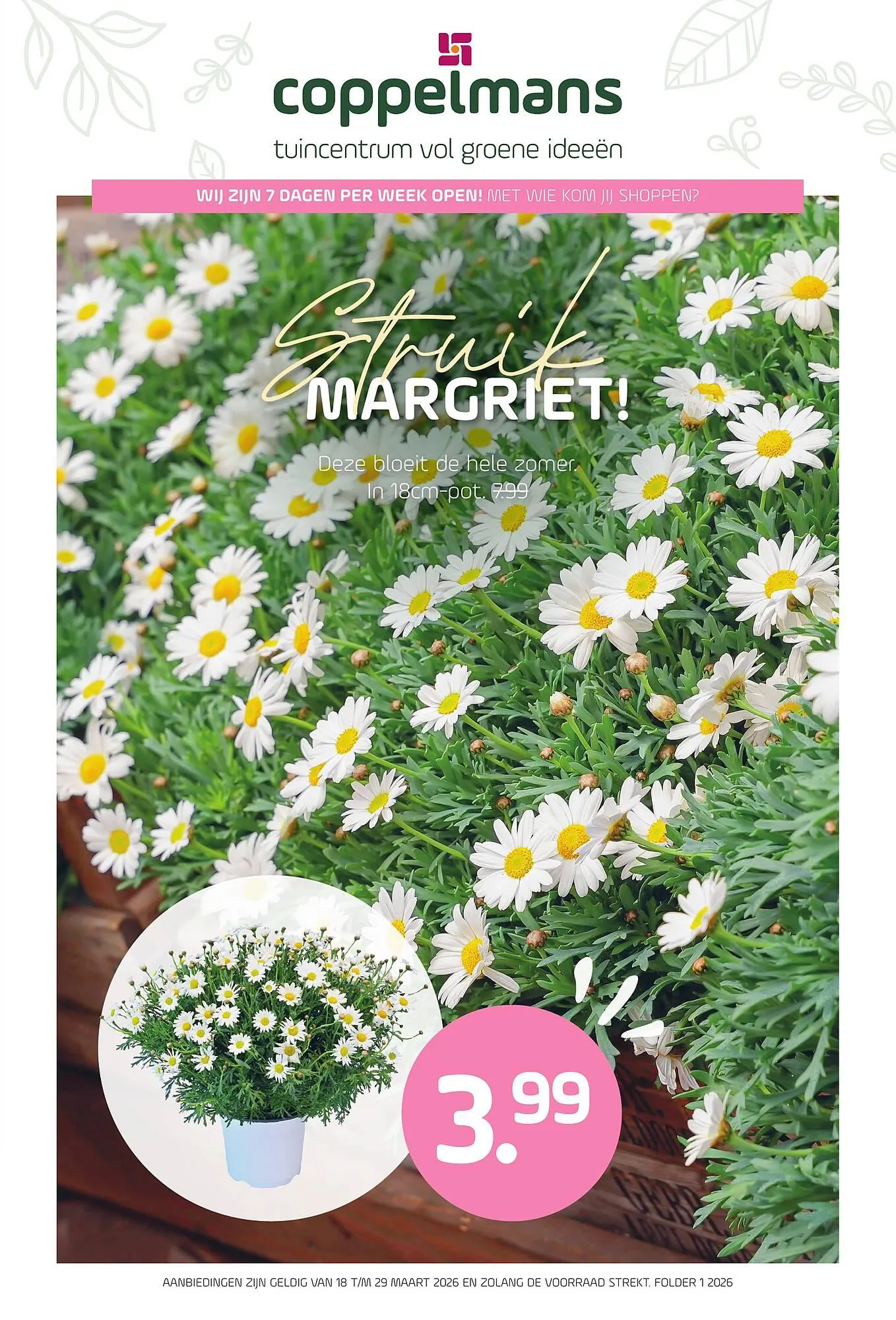 Coppelmans folder van 18 maart tot 29 maart 2026 - Folder pagina 1