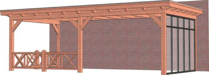 Trendhout Aanbouwveranda Lucca 52.1007