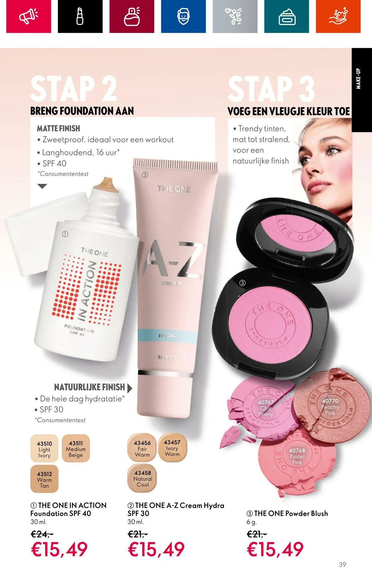 Oriflame Actuele folder van 28 juni tot 18 juli 2023 - Folder pagina 39