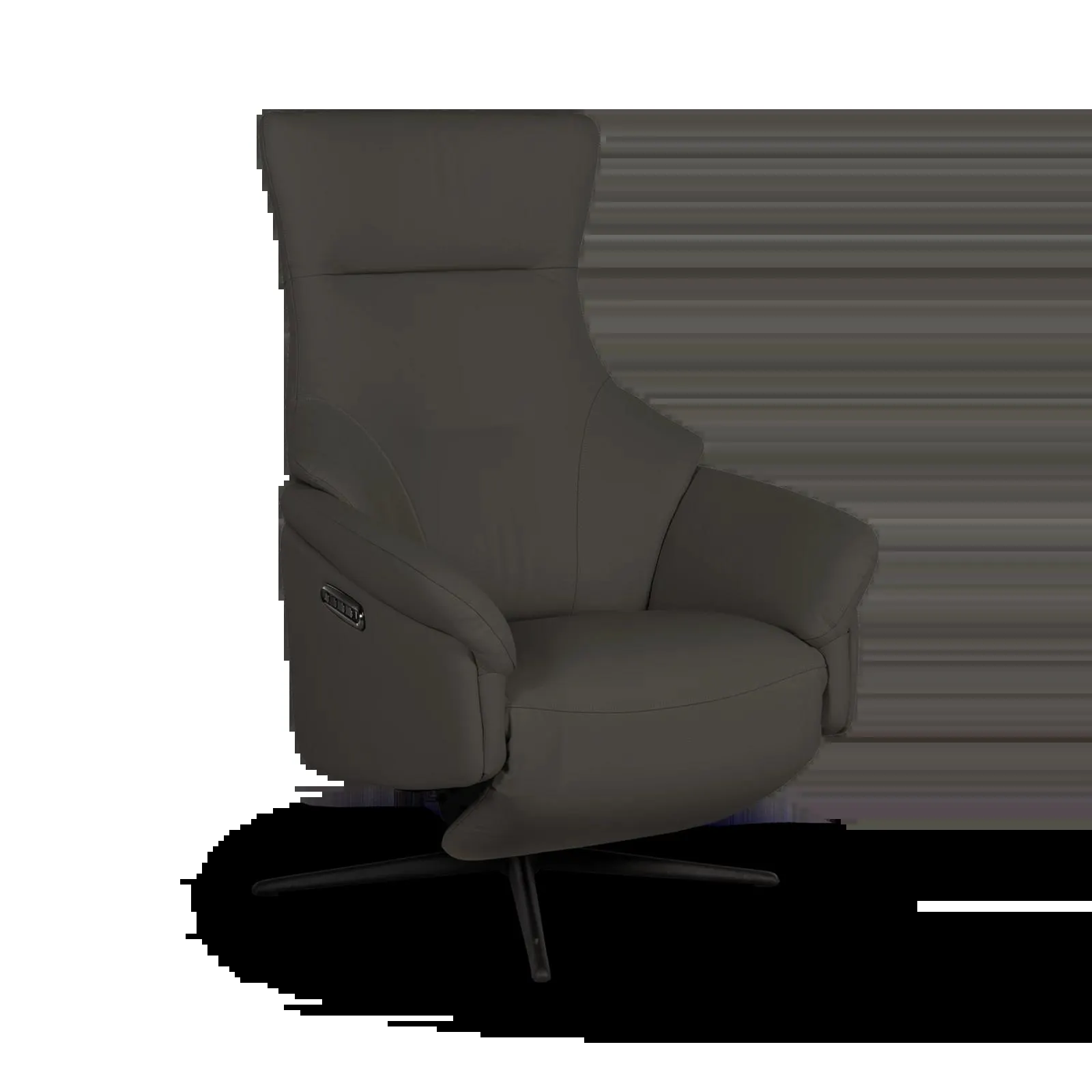 Relaxfauteuil Siesta - Leder Zwart