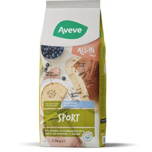 All-in broodmix sportbrood 2.5 kg