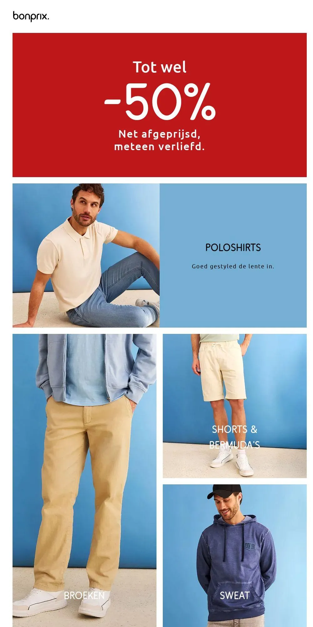 Bonprix Actuele folder van 14 april tot 20 april 2025 - Folder pagina 1