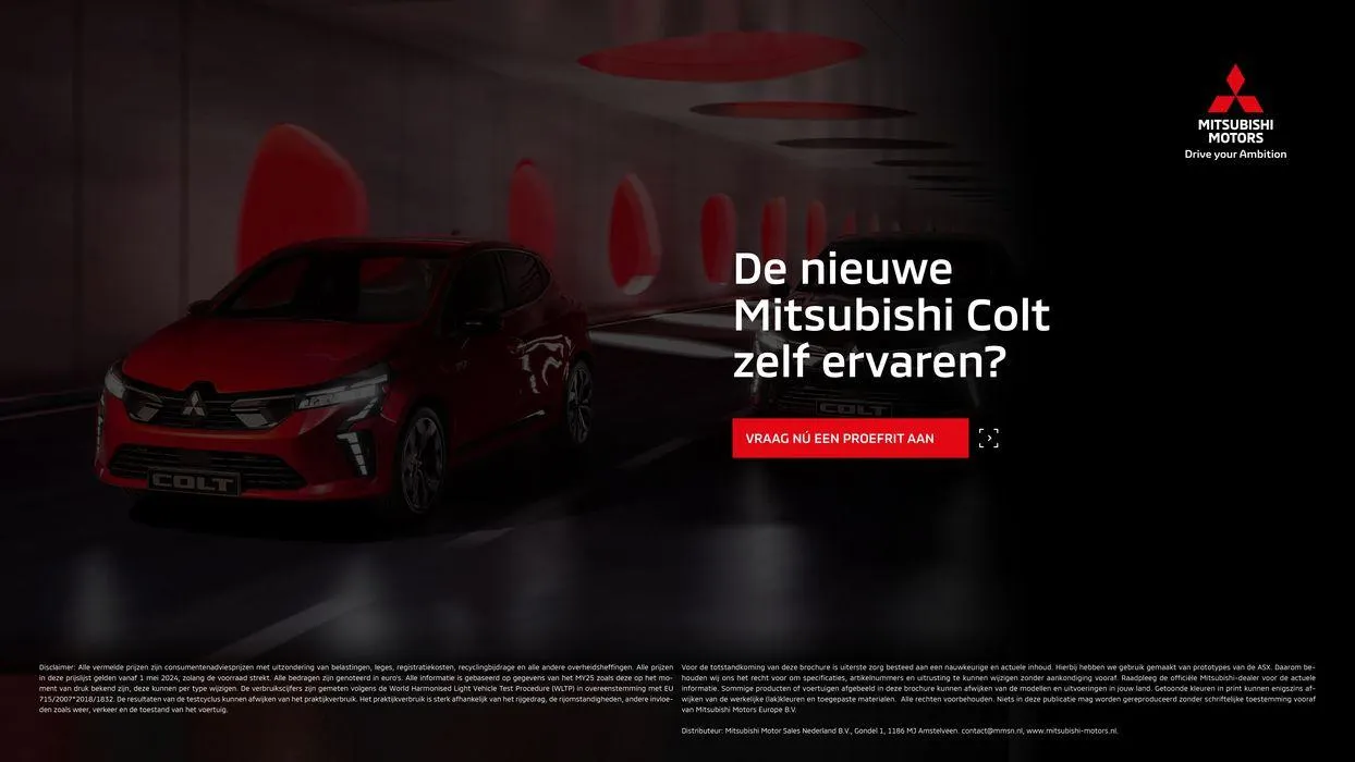 Mitsubishi Colt van 10 mei tot 10 mei 2025 - Folder pagina 27