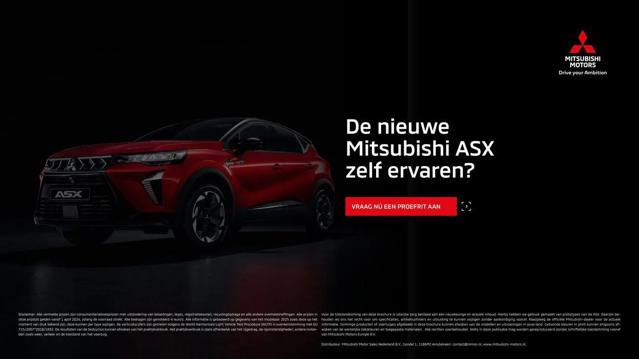 Mitsubishi Asx van 3 juli tot 3 juli 2025 - Folder pagina 31
