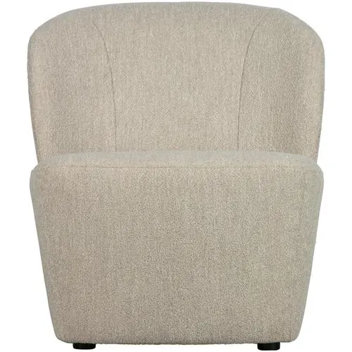 vtwonen fauteuil Lofty - Bouclé - Naturel - 75x68x72