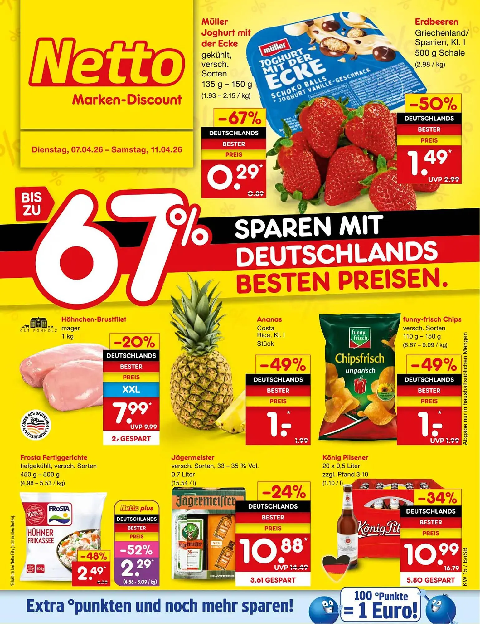 Netto Marken-Discount DE folder van 7 april tot 11 april 2026 - Folder pagina 1