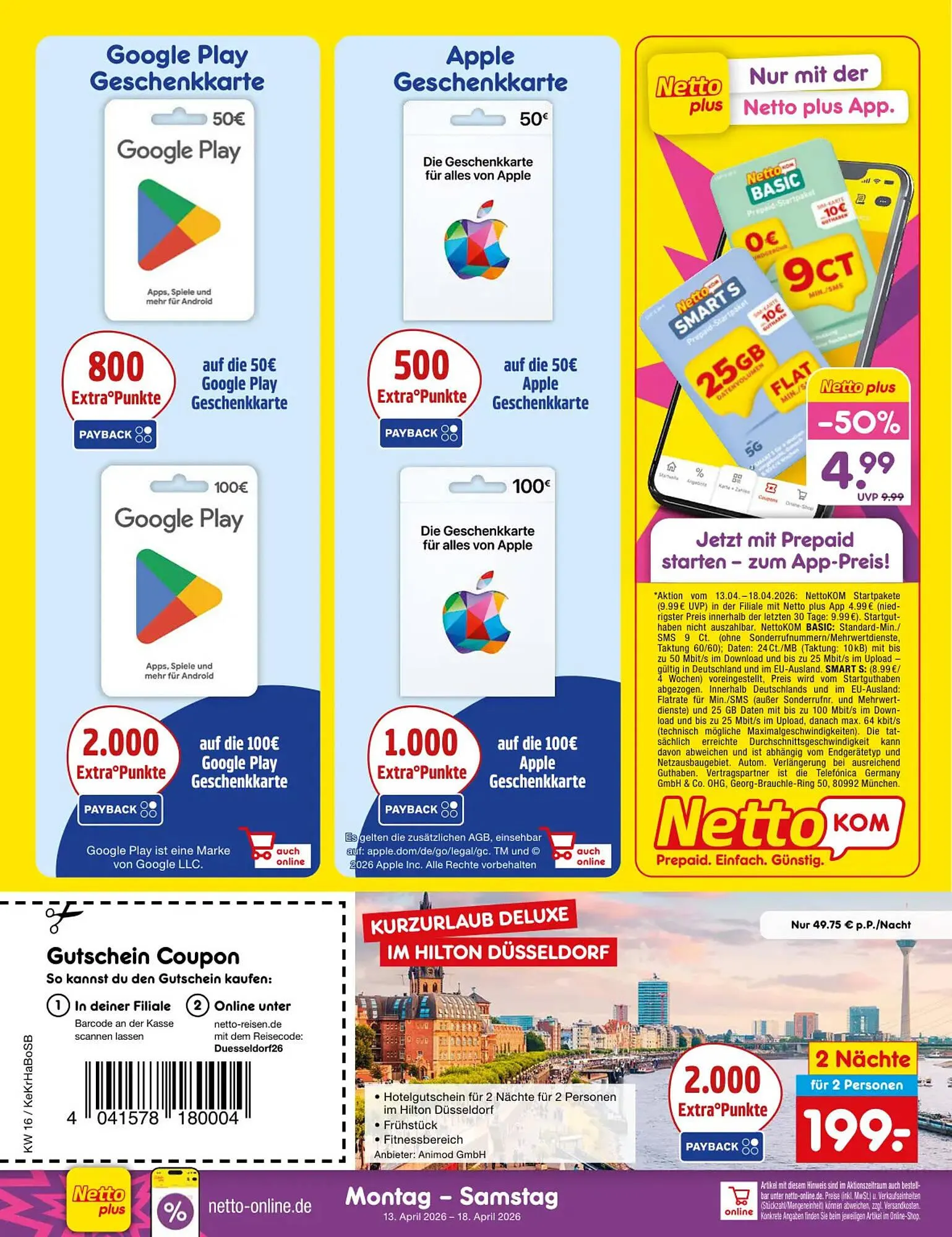 Netto Marken-Discount DE folder van 13 april tot 18 april 2026 - Folder pagina 52