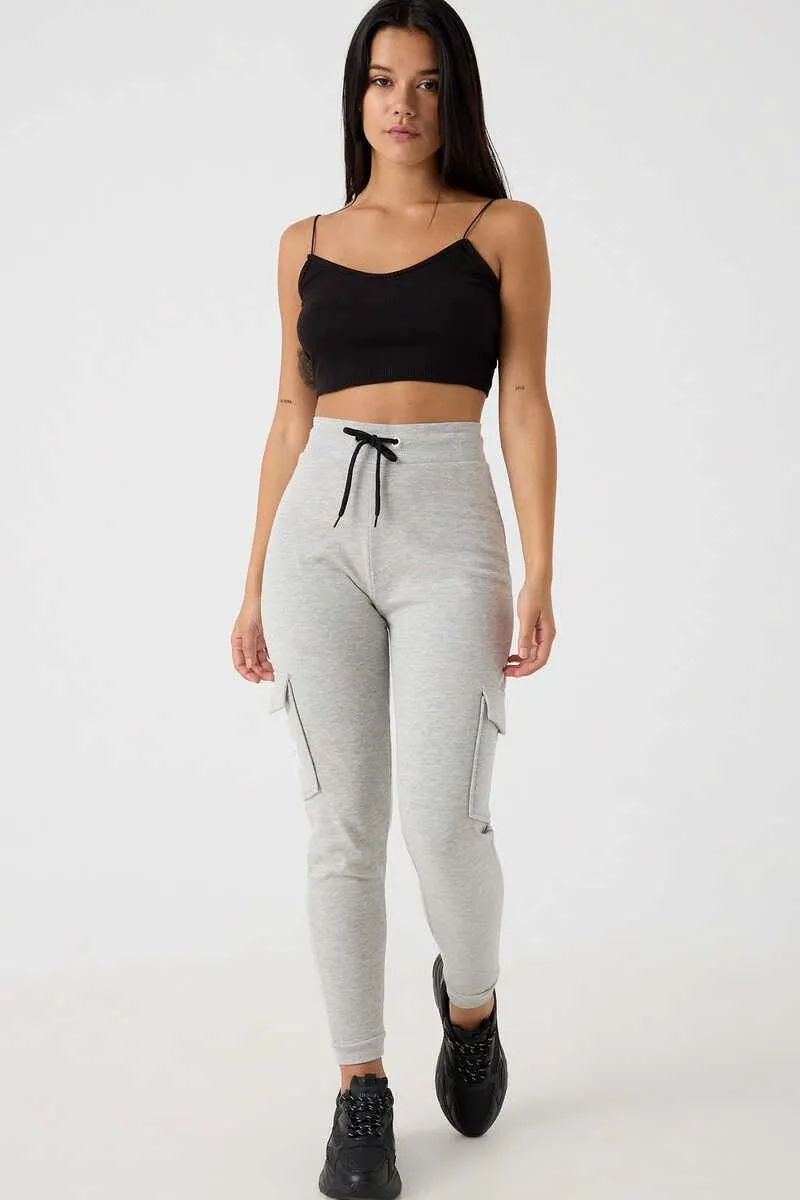 Pantalón Jogger Cargo De Felpa
