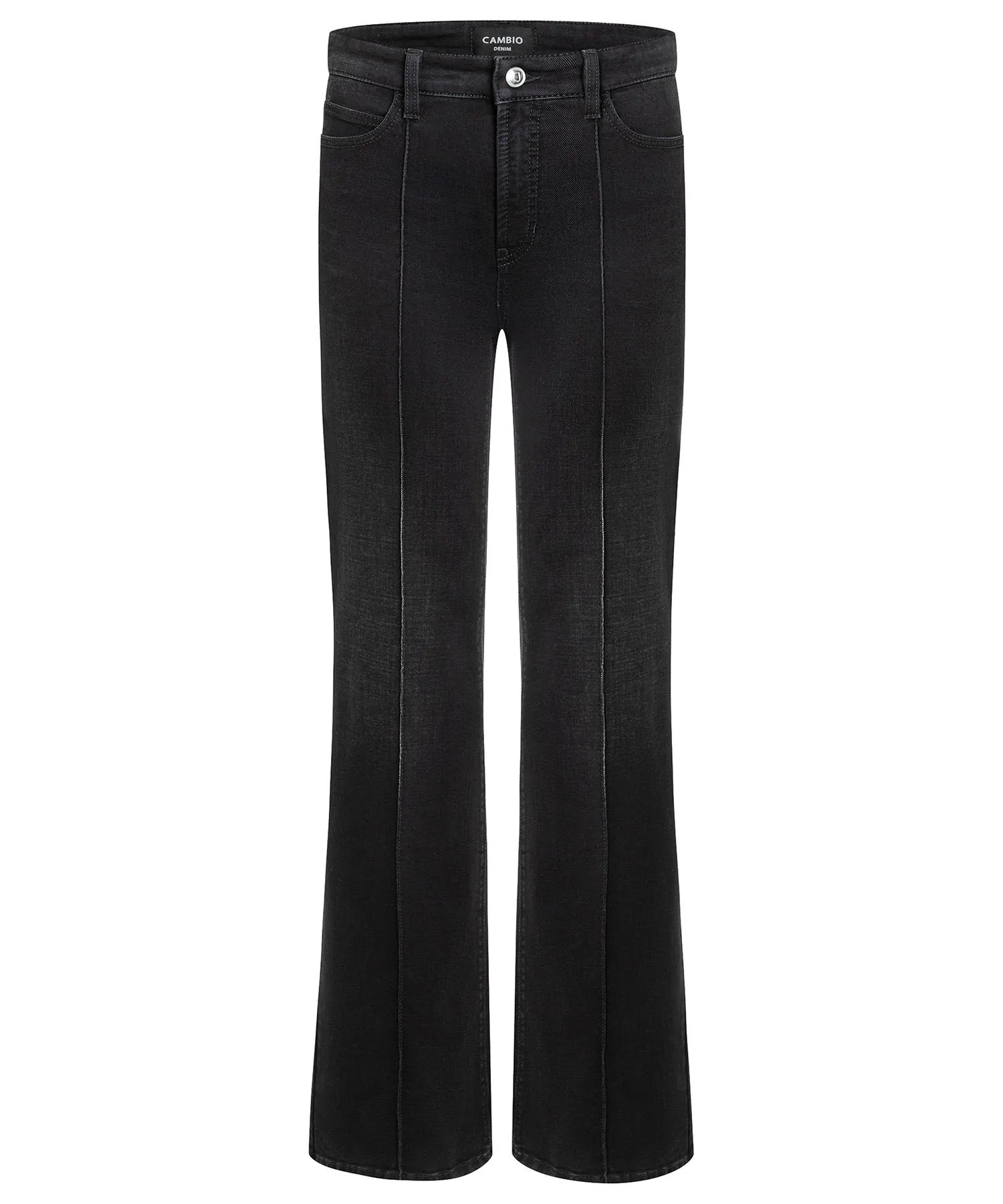 Cambio flared jeans met deelnaad Fea