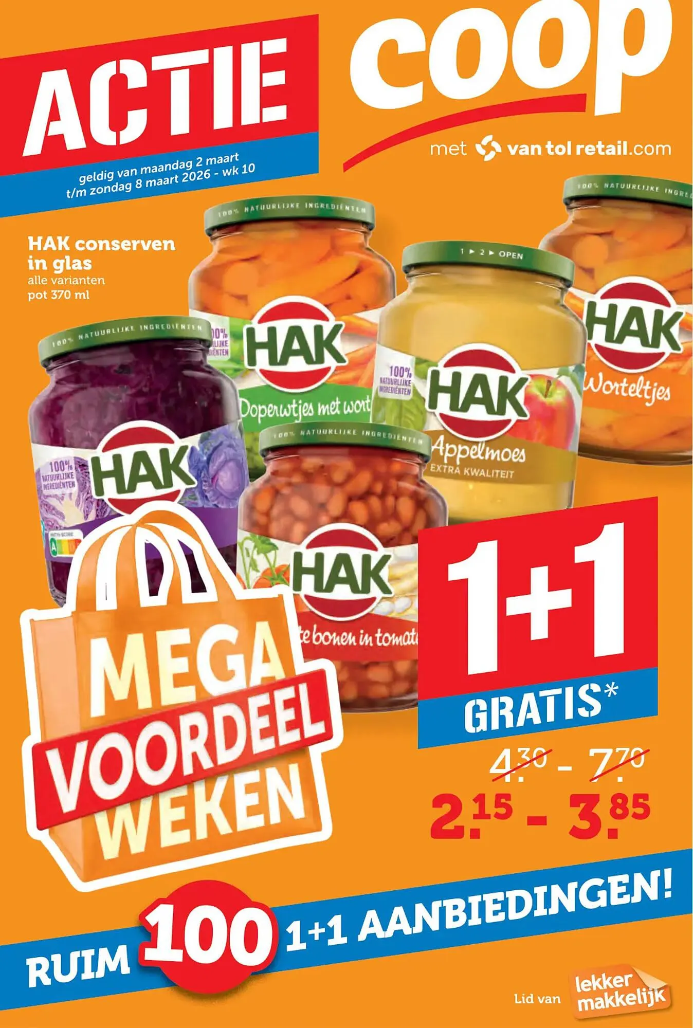 Coop folder van 2 maart tot 8 maart 2026 - Folder pagina 1