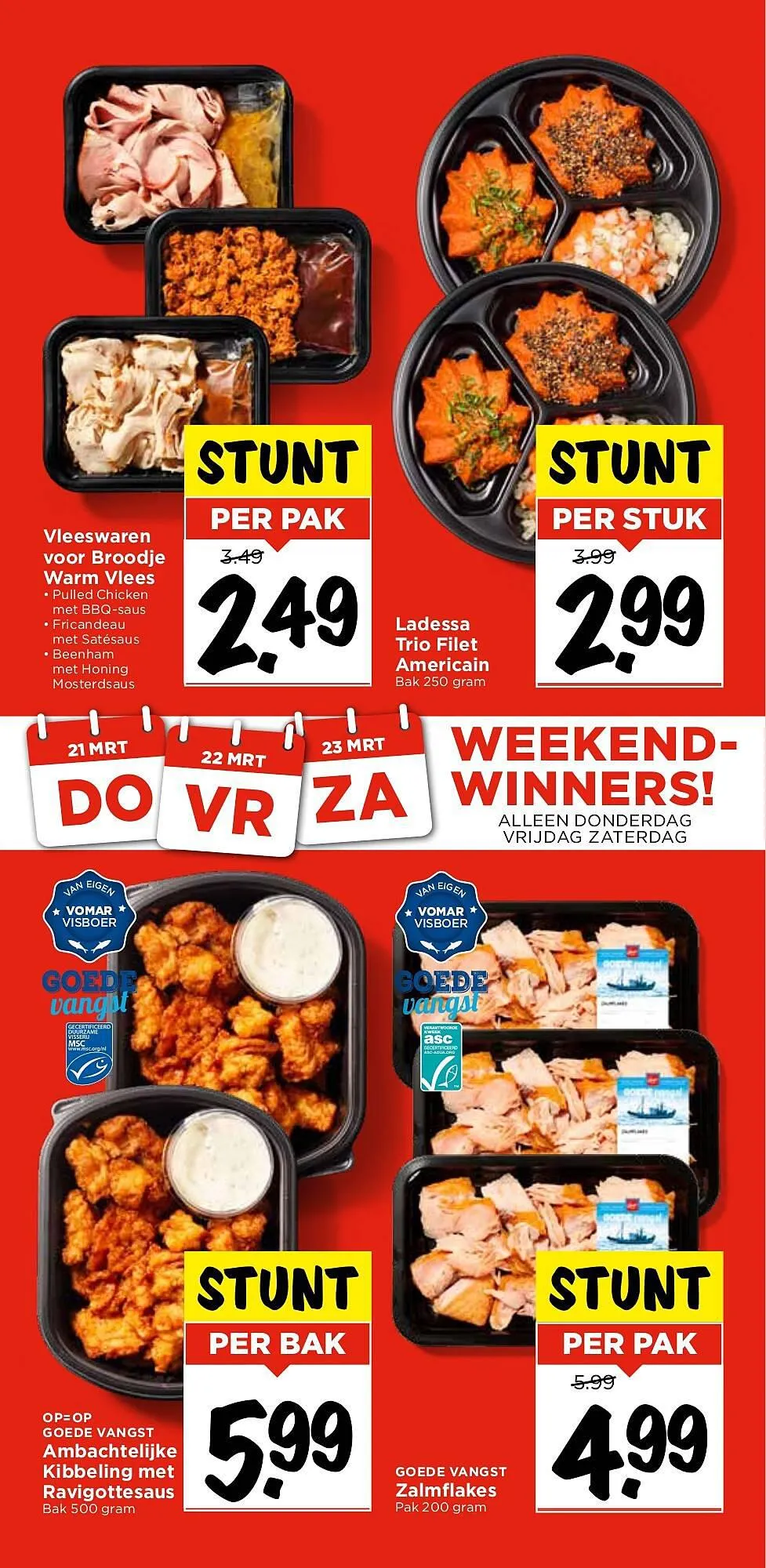 Vomar Voordeelmarkt weekend folder van 21 maart tot 23 maart 2024 - Folder pagina 3