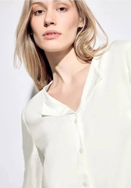 Blouse met flapkraag