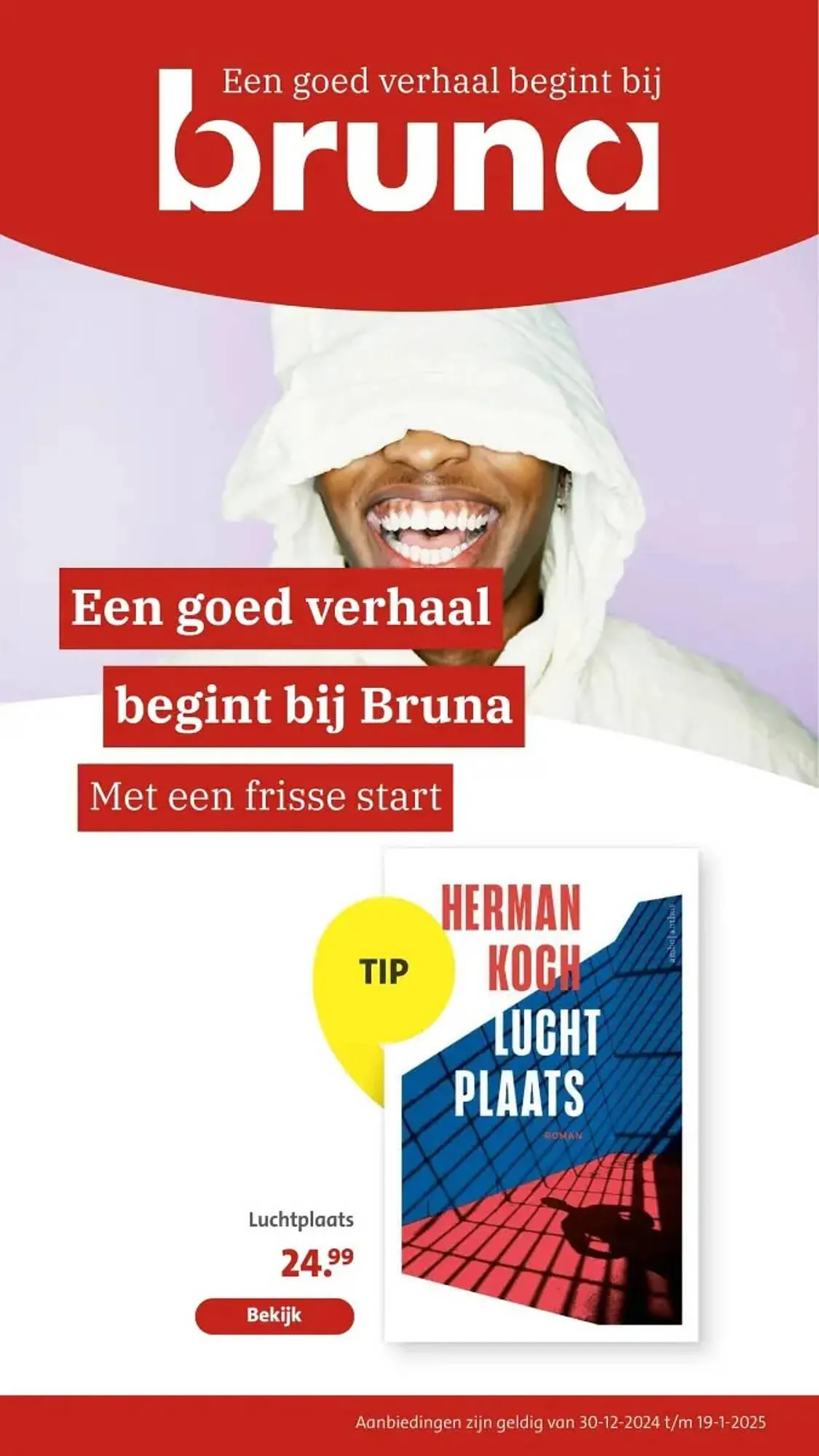 Bruna folder van 30 december tot 19 januari 2025 - Folder pagina 1