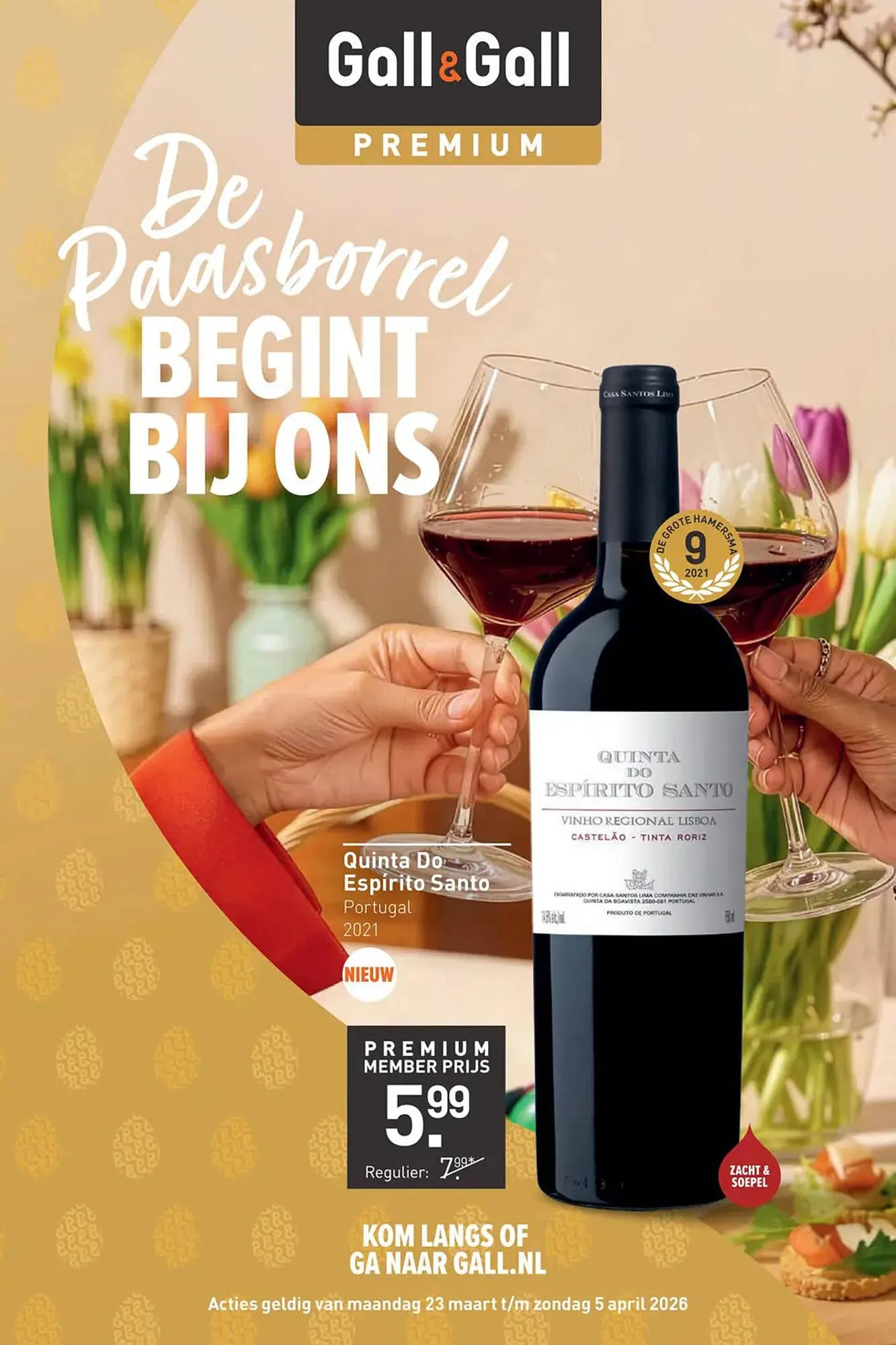 Gall & Gall folder van 23 maart tot 6 april 2026 - Folder pagina 1