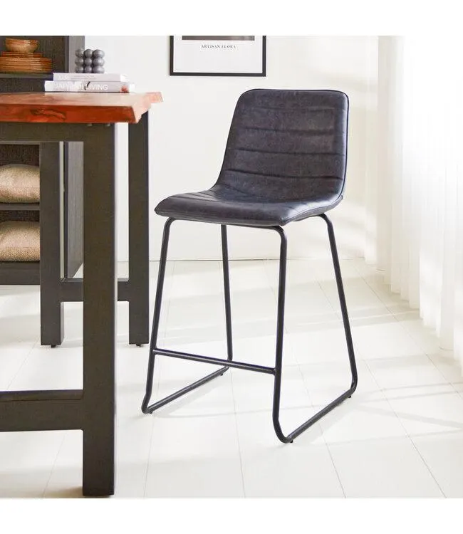 Industriële barkruk Mark blauw