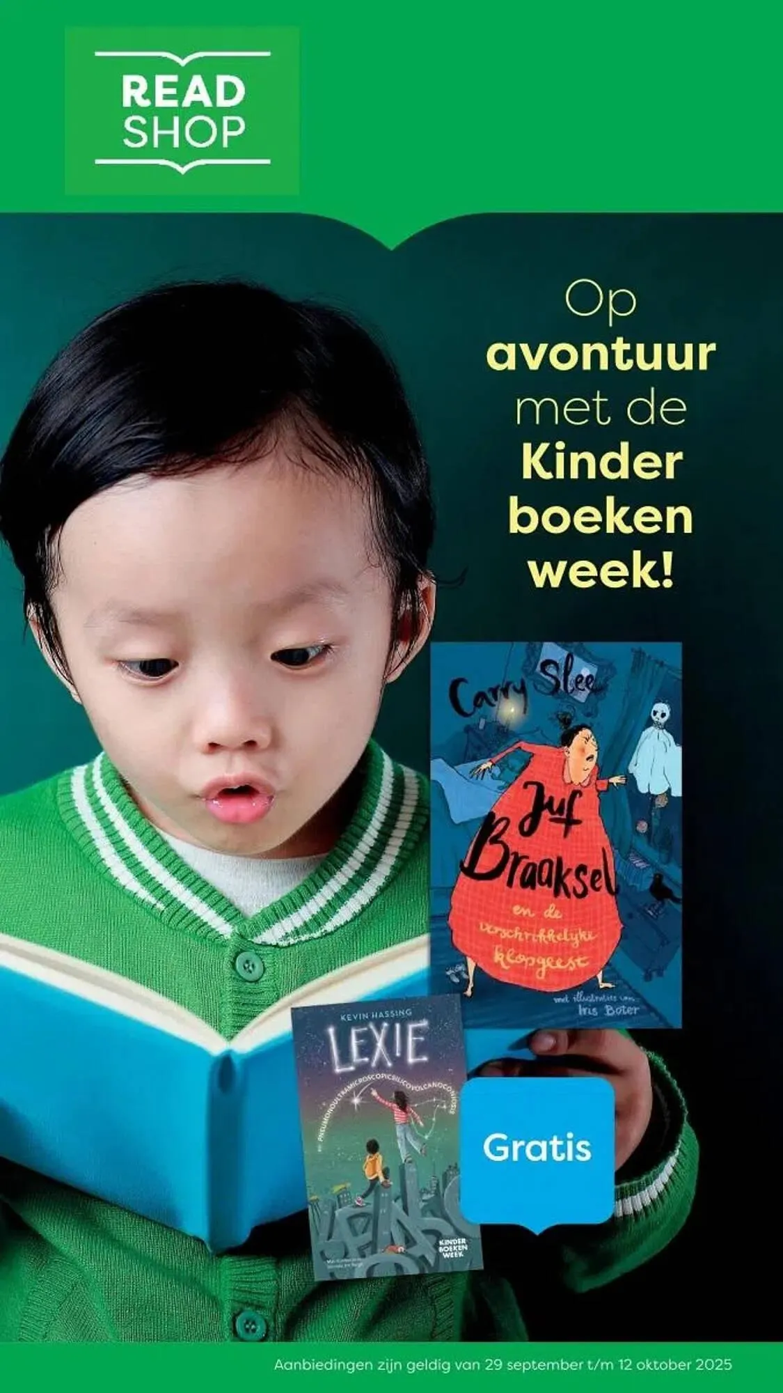 The Read Shop folder van 29 september tot 12 oktober 2025 - Folder pagina 1