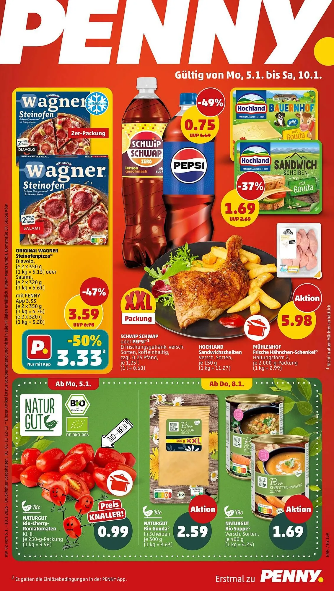 PENNY DE folder van 5 januari tot 10 januari 2026 - Folder pagina 1