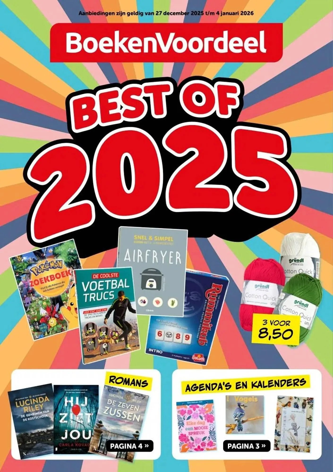 Boekenvoordeel folder van 27 december tot 4 januari 2026 - Folder pagina 1