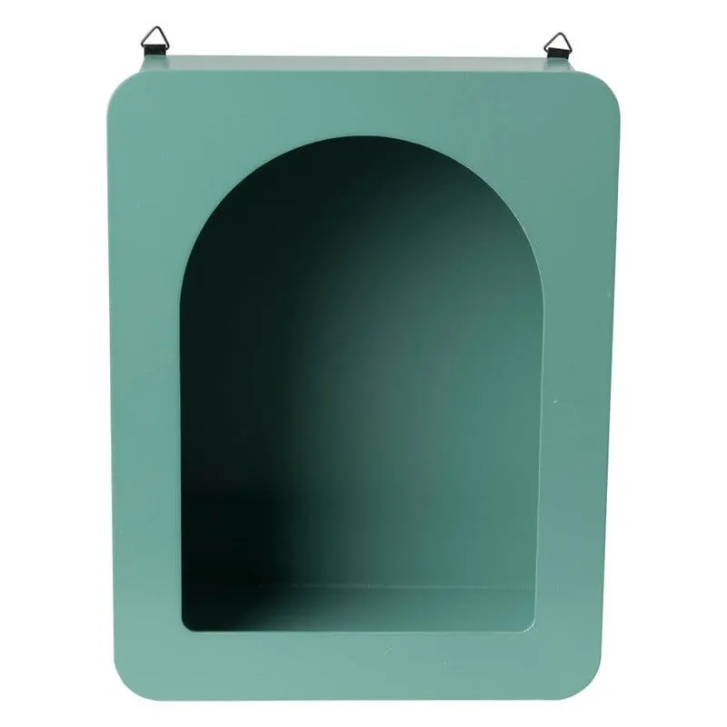 Wandkastje Zaha - groen - 26.8x20.5x10 cm