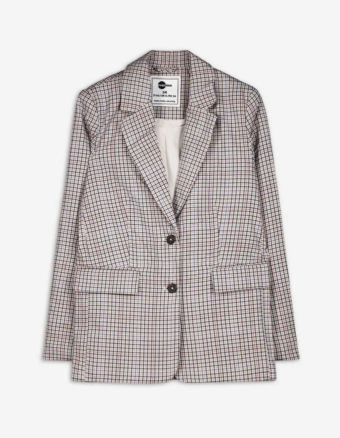 Blazer - Schoudervullingen - beige