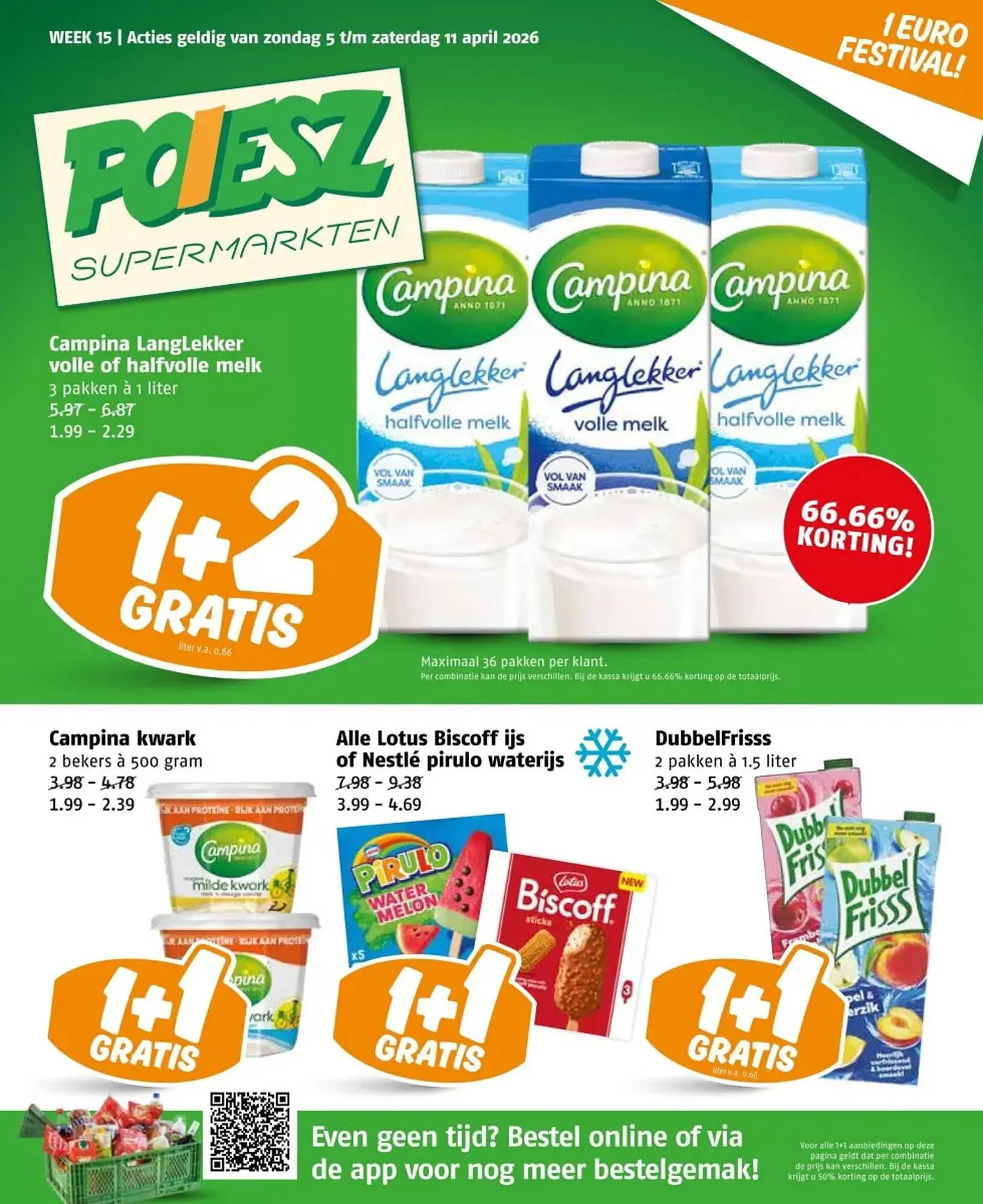 Poiesz folder van 5 april tot 11 april 2026 - Folder pagina 1