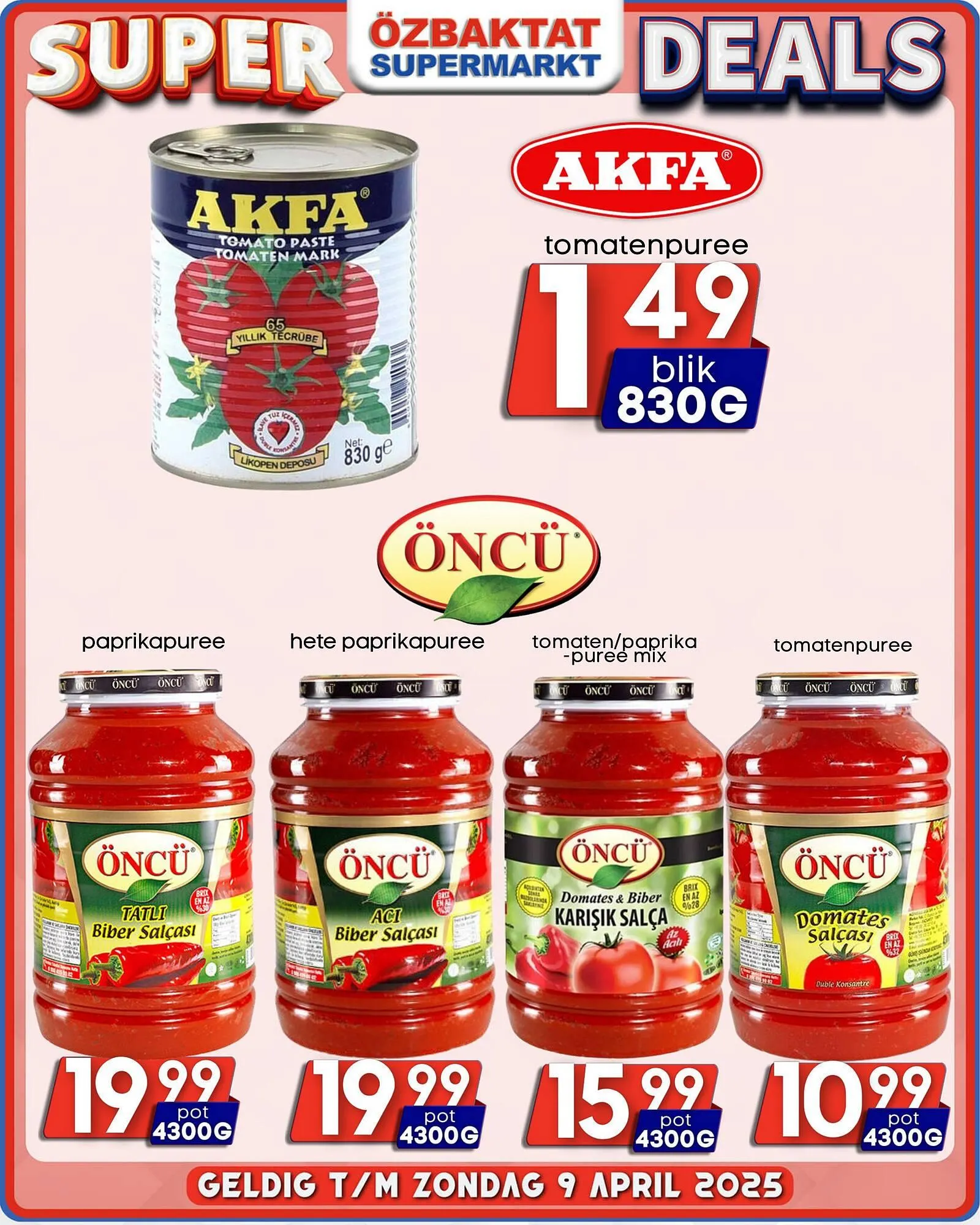 Özbaktat Supermarkt folder van 27 januari tot 9 april 2025 - Folder pagina 18