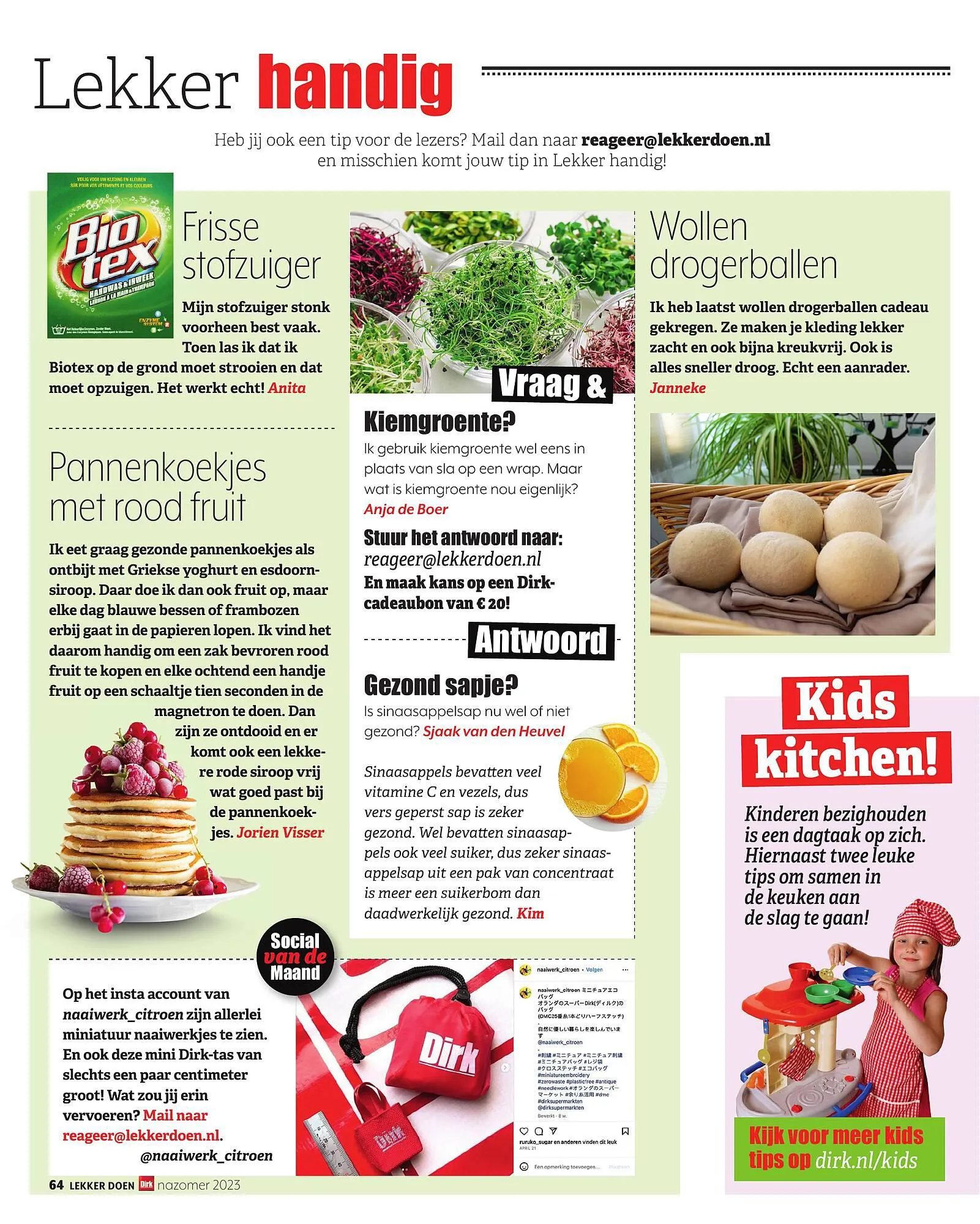 Dirk nazomer magazine van 1 september tot 30 september 2023 - Folder pagina 64