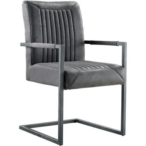 Armstoel Parantino stof grey