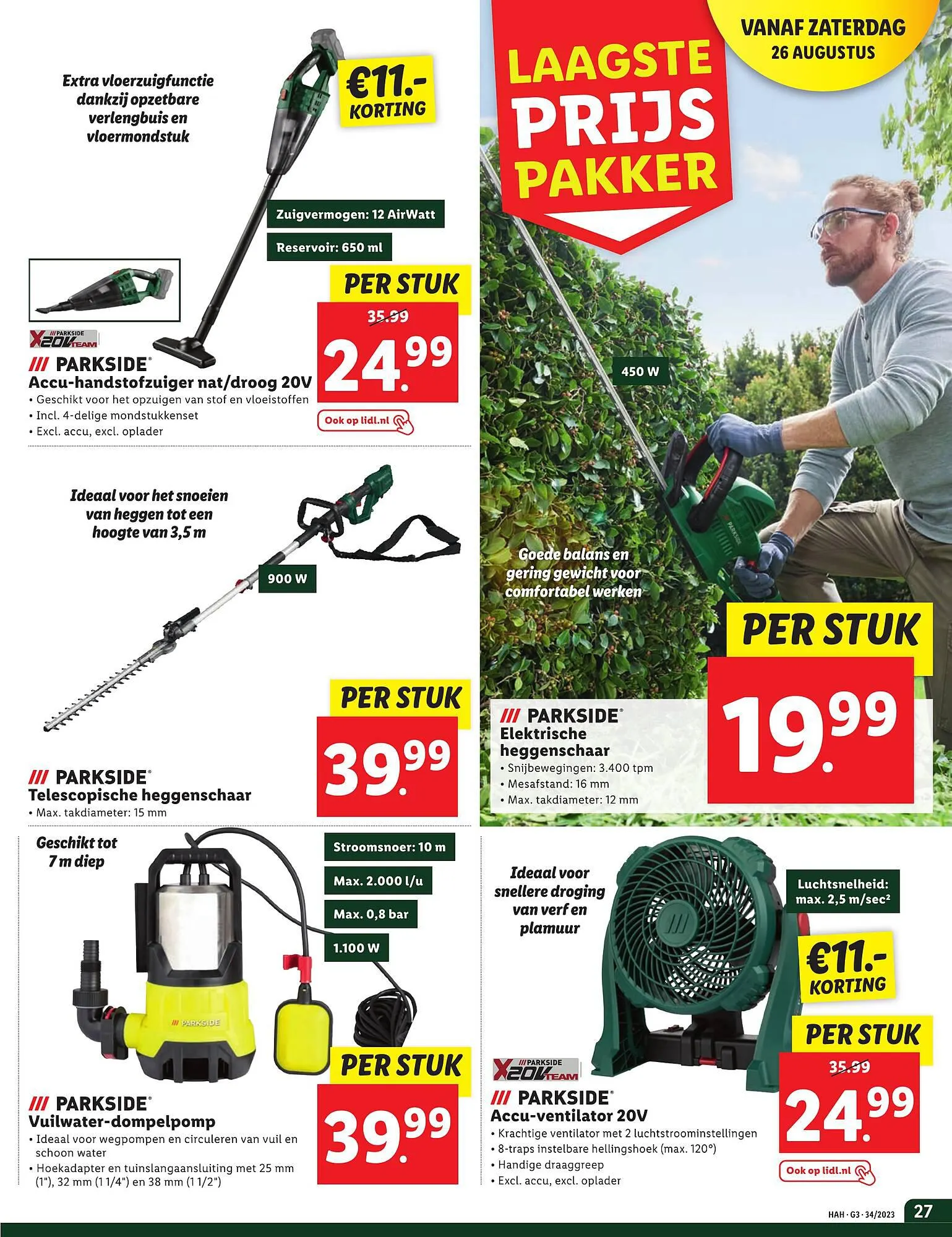 Lidl Folder van 21 augustus tot 27 augustus 2023 - Folder pagina 27