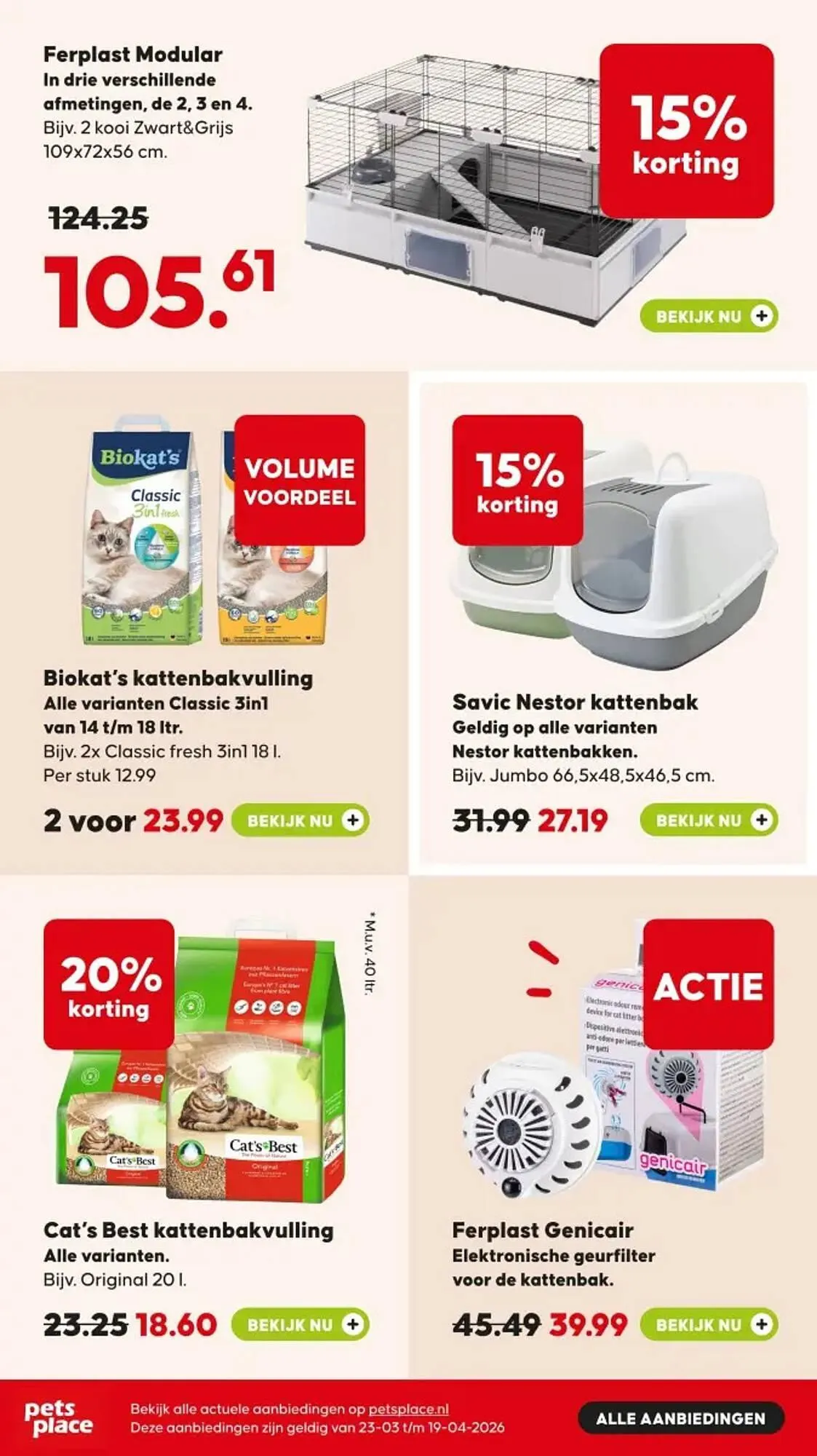 Pets Place folder van 23 maart tot 19 april 2026 - Folder pagina 10