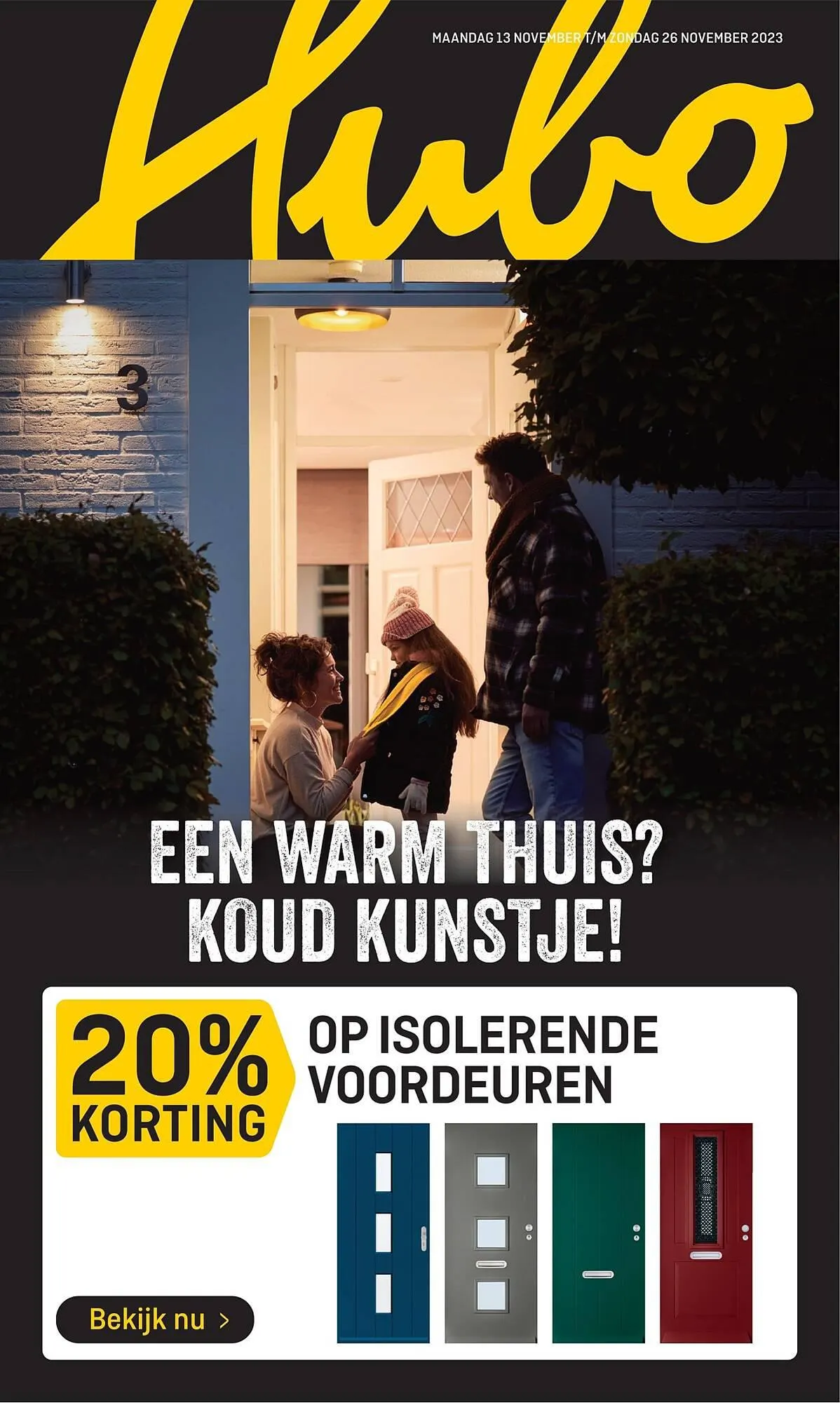Hubo folder van 12 november tot 26 november 2023 - Folder pagina 1