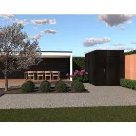 De Hoeve Tuinhuis Kubix 250x300