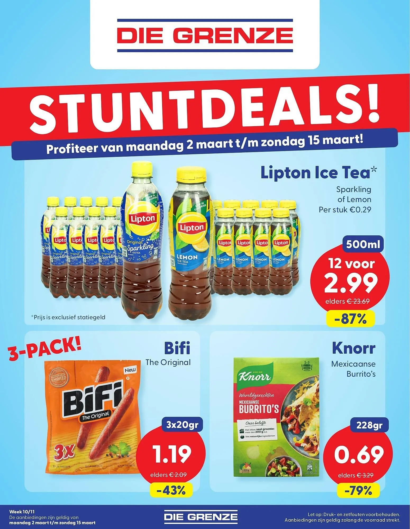 Die Grenze folder van 2 maart tot 15 maart 2026 - Folder pagina 1