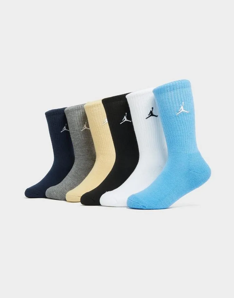Jordan 6-Pack Crew Socks Children