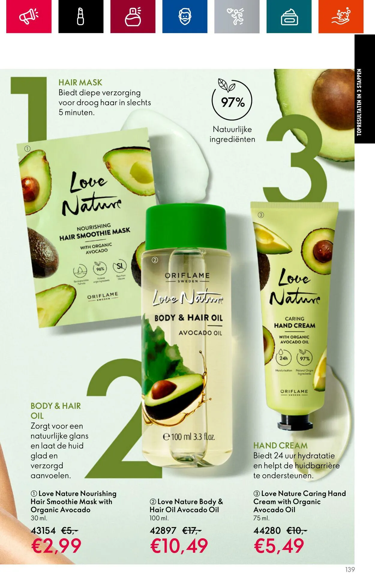 Oriflame Actuele folder van 28 juni tot 18 juli 2023 - Folder pagina 139