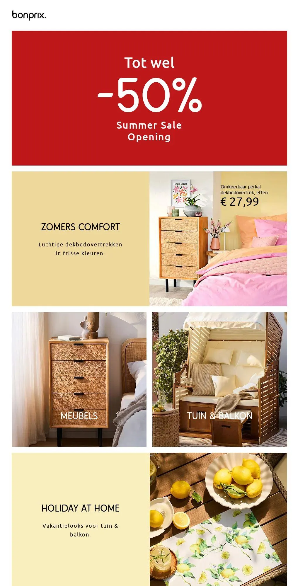 Bonprix Actuele folder van 16 juni tot 22 juni 2025 - Folder pagina 1